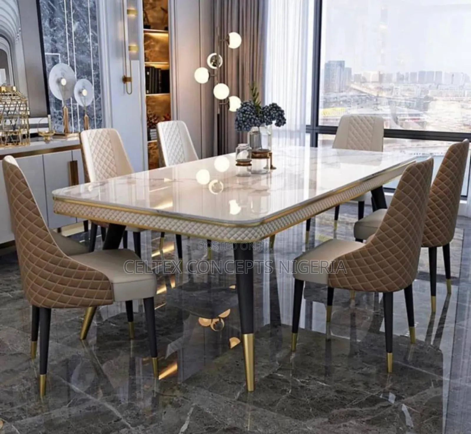 Modern Six Seater Dinnng Table