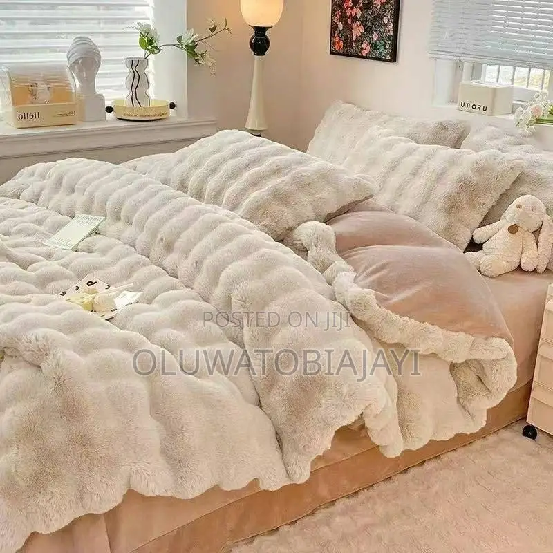 Skin-friendly Comfortable Rabbit Plush Milk Plush Six -piece @60k