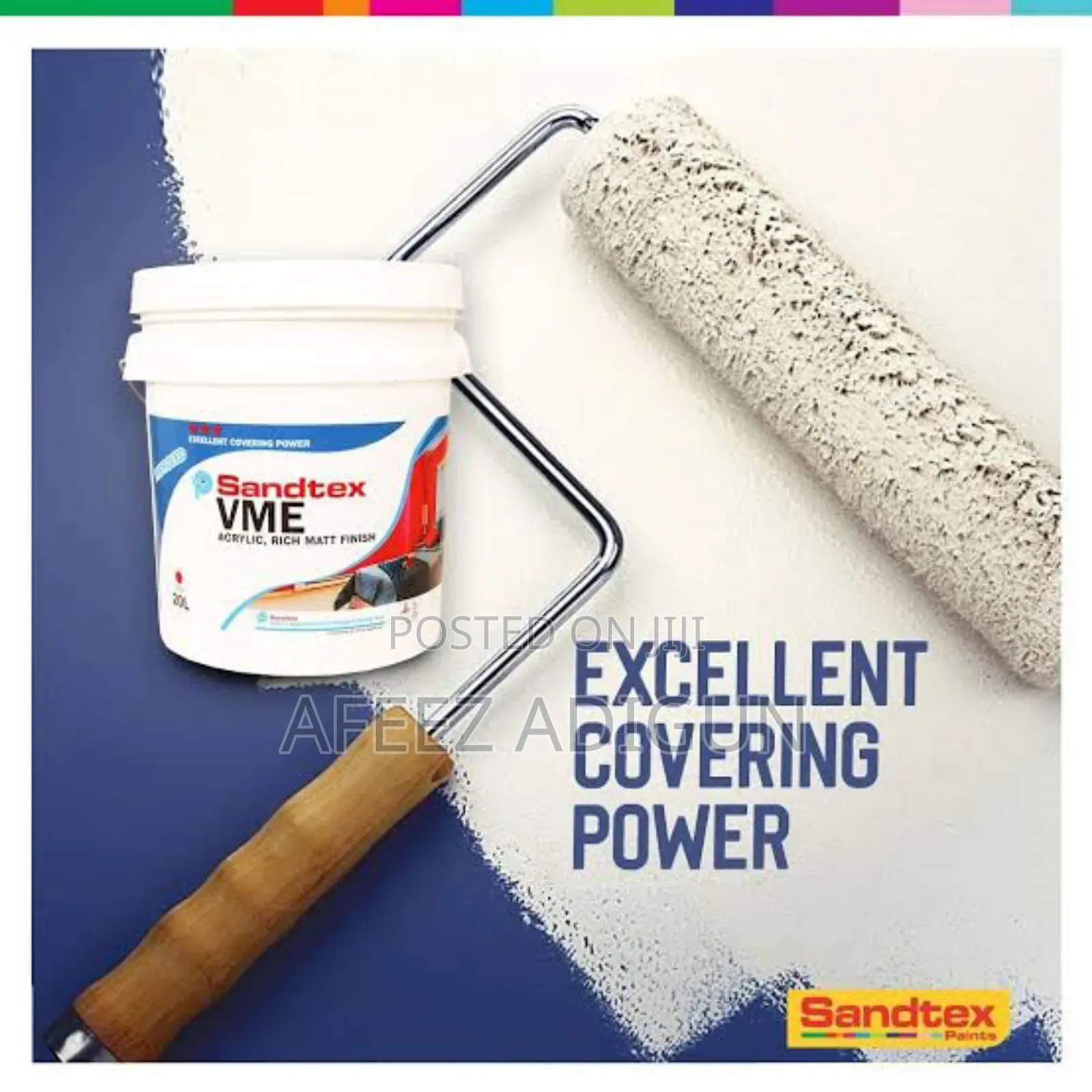 Sandtex Vme Dark Grey (Classic Matured Matt Emulsion Finish on Wall)