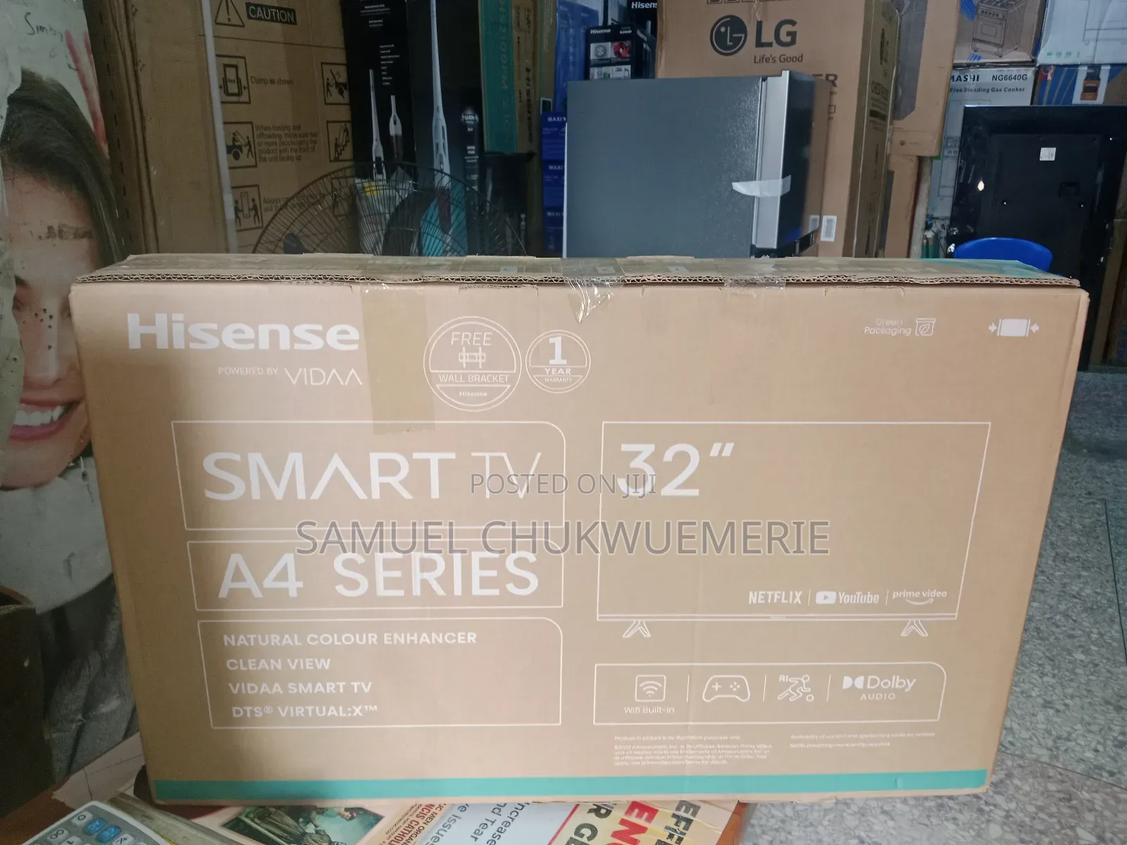 Hisense Television 32inch Smart 1year Warranty
