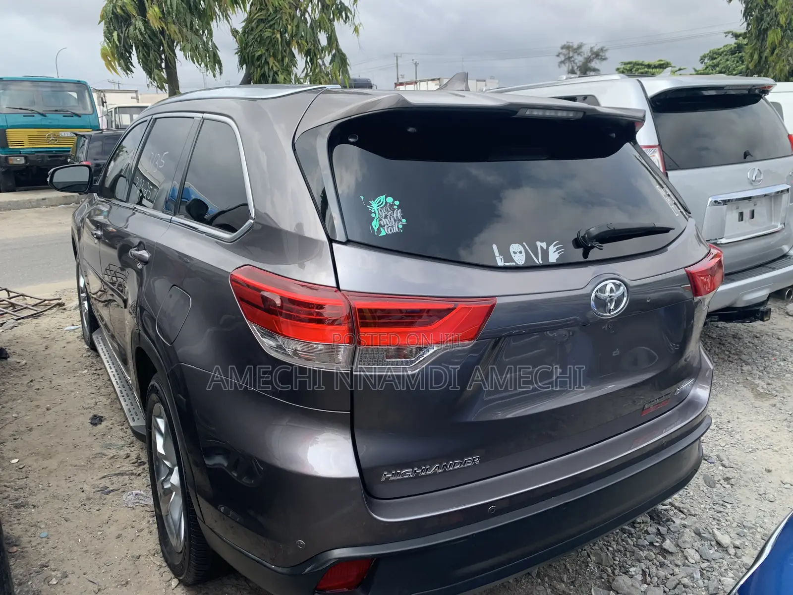 Toyota Highlander Limited V6 4x4 (3.5L 6cyl 6A) 2016 Gray