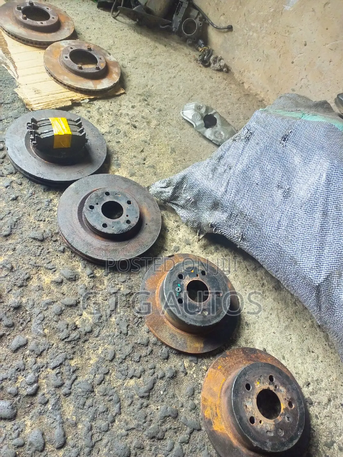 Front and Back Brake Disk Toyota Camry 2007 to 2015