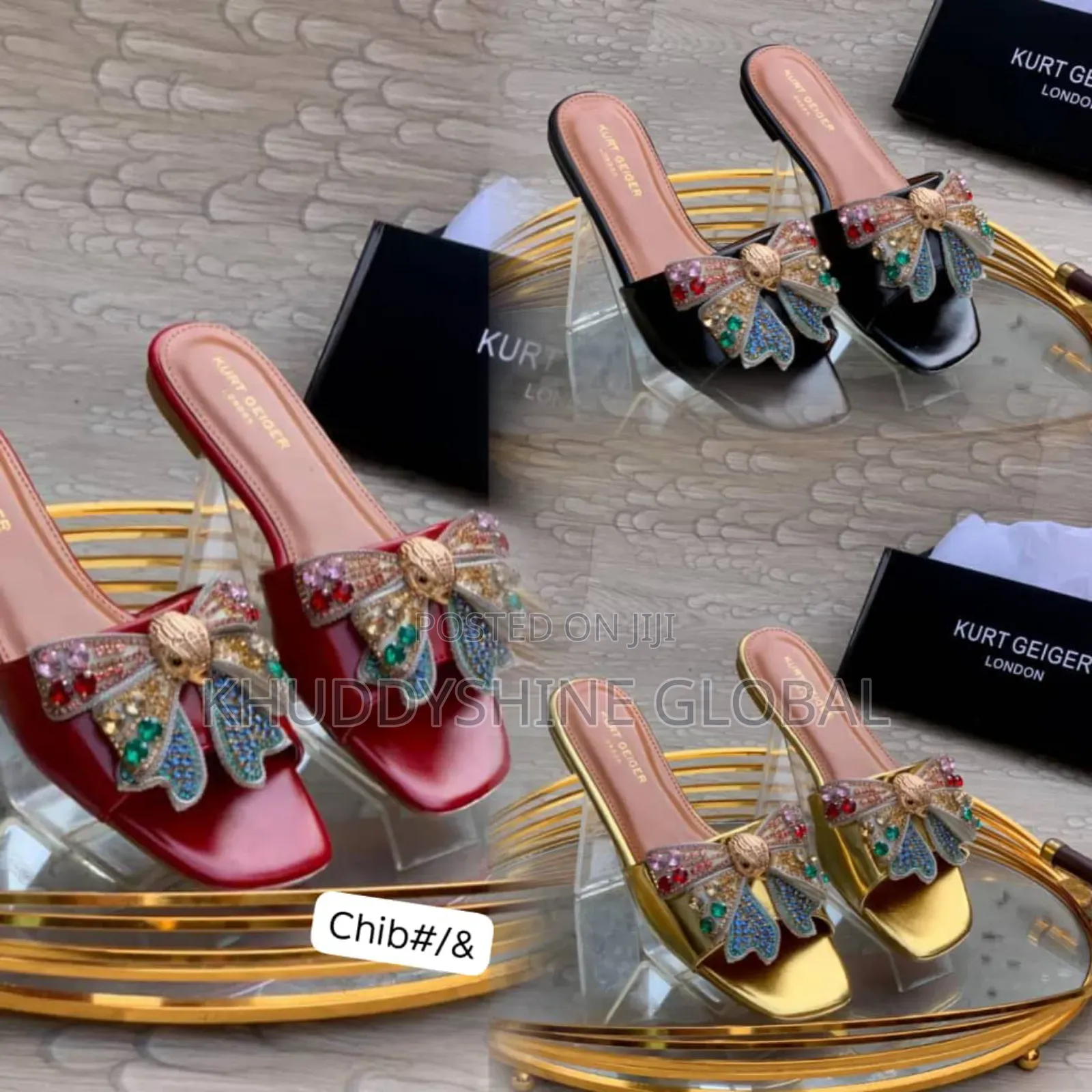 Ladies Slippers Shoe Size 37 To 43  With Box