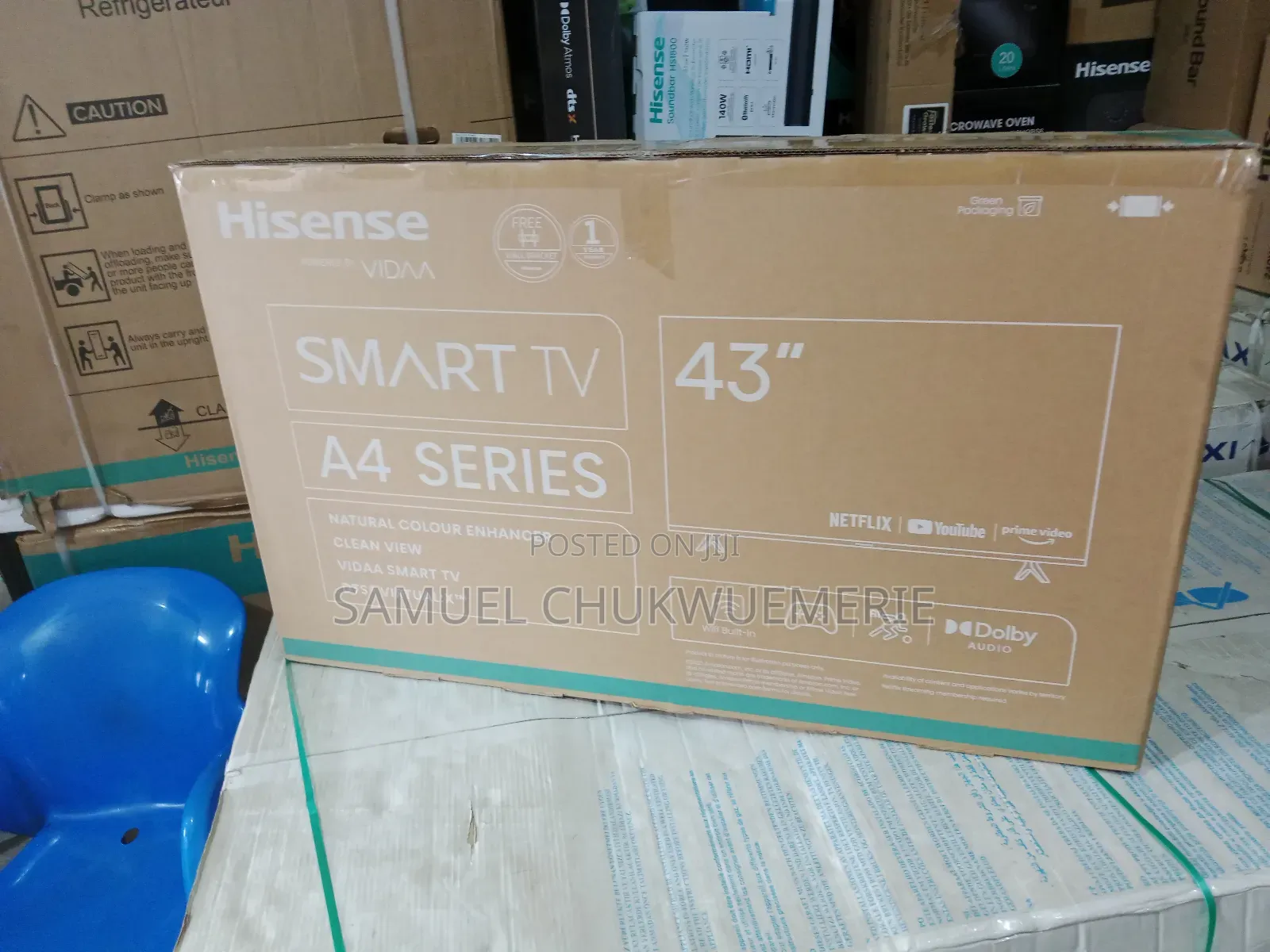 Hisense Television 43inch Smart 1year Warranty