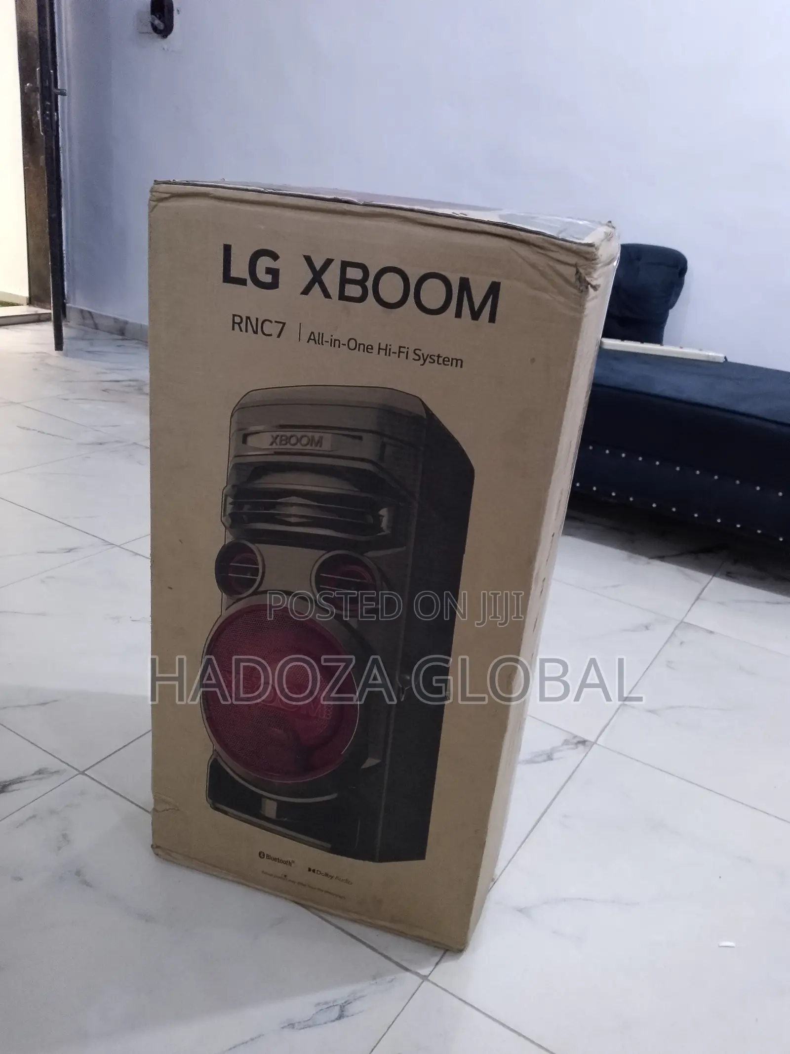 Home Entertainment Setup Featuring Lg Xboom Rnc7