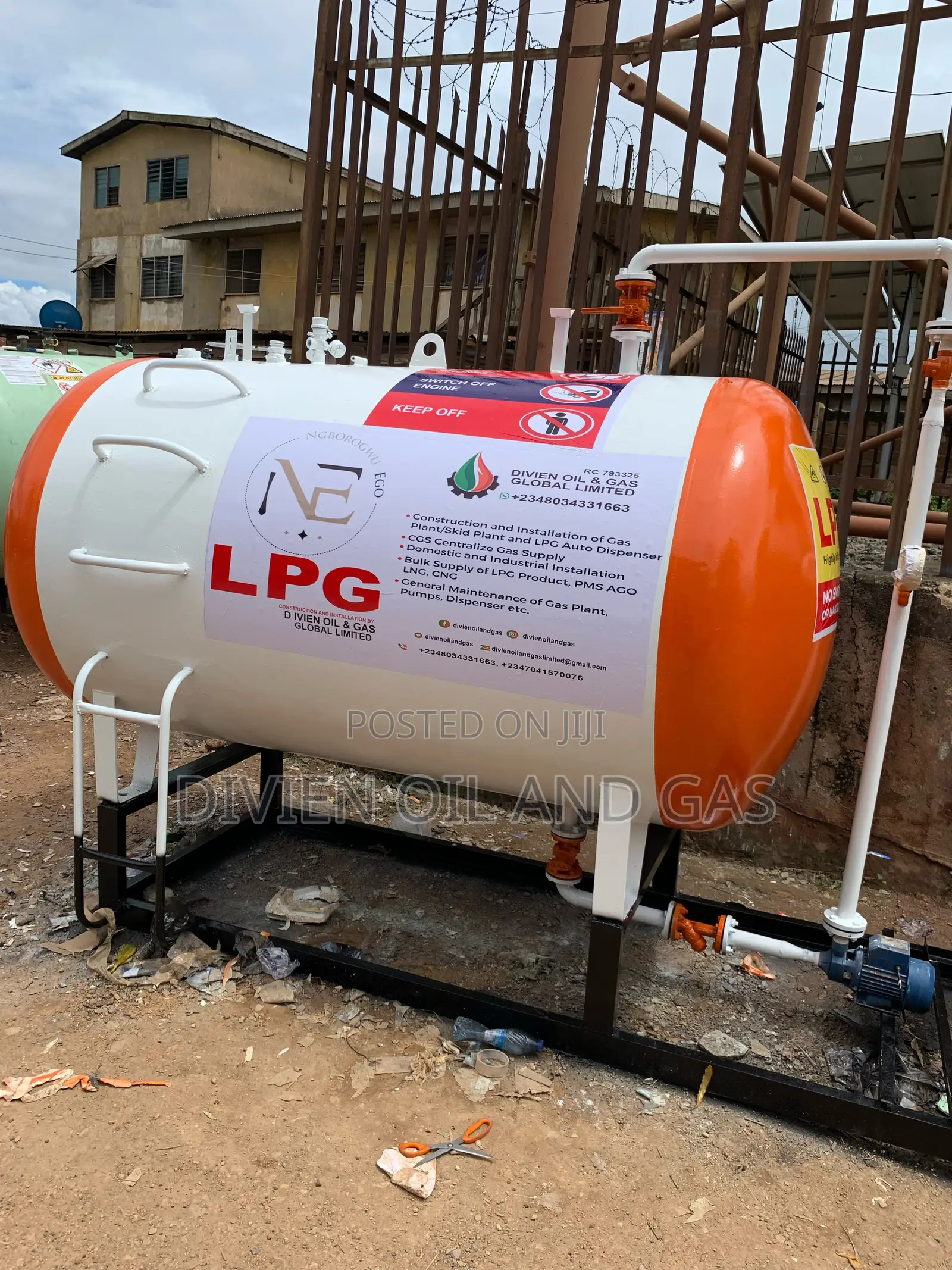 Construction and Installation of 1.5tons With Automatic Dispenser