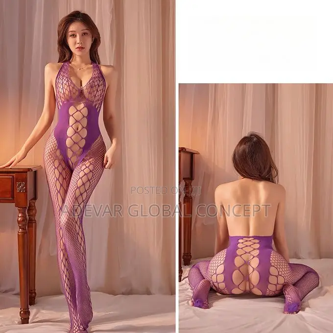 Fashion Underwear Sexy Lingerie Stocking Purple - 40 - 75kg
