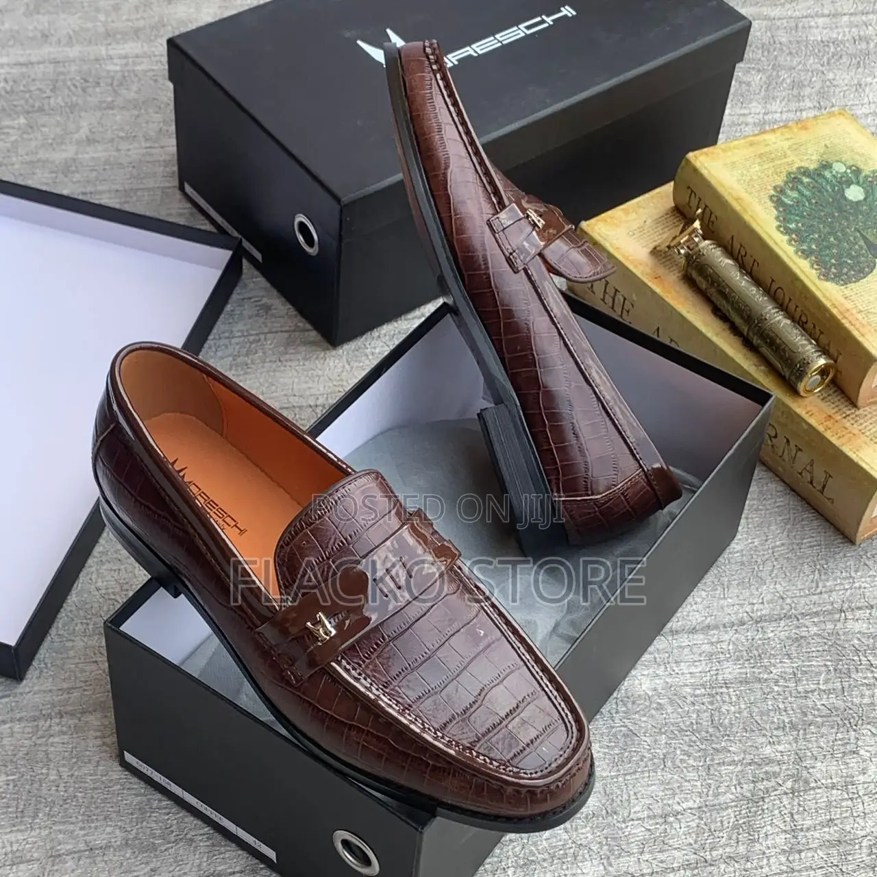 Original Moreschi Italian Loafers Shoes