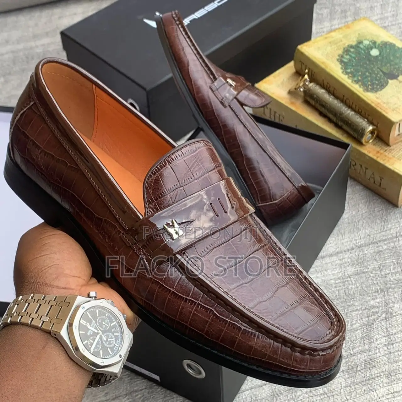 Original Moreschi Italian Loafers Shoes