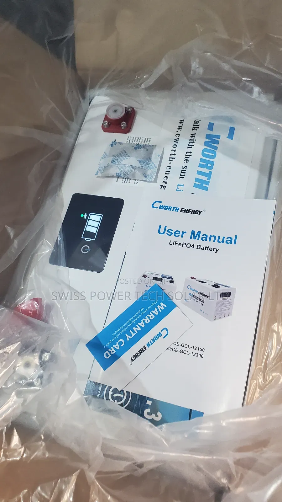 2.56kw 200ah Cworth Lithium Battery