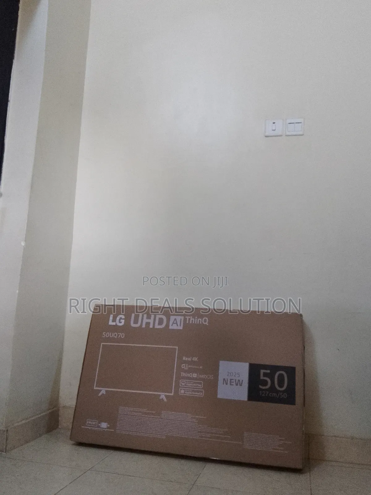 Smart Lg 50" Tv: Voice Control and Ai Thinq Ready