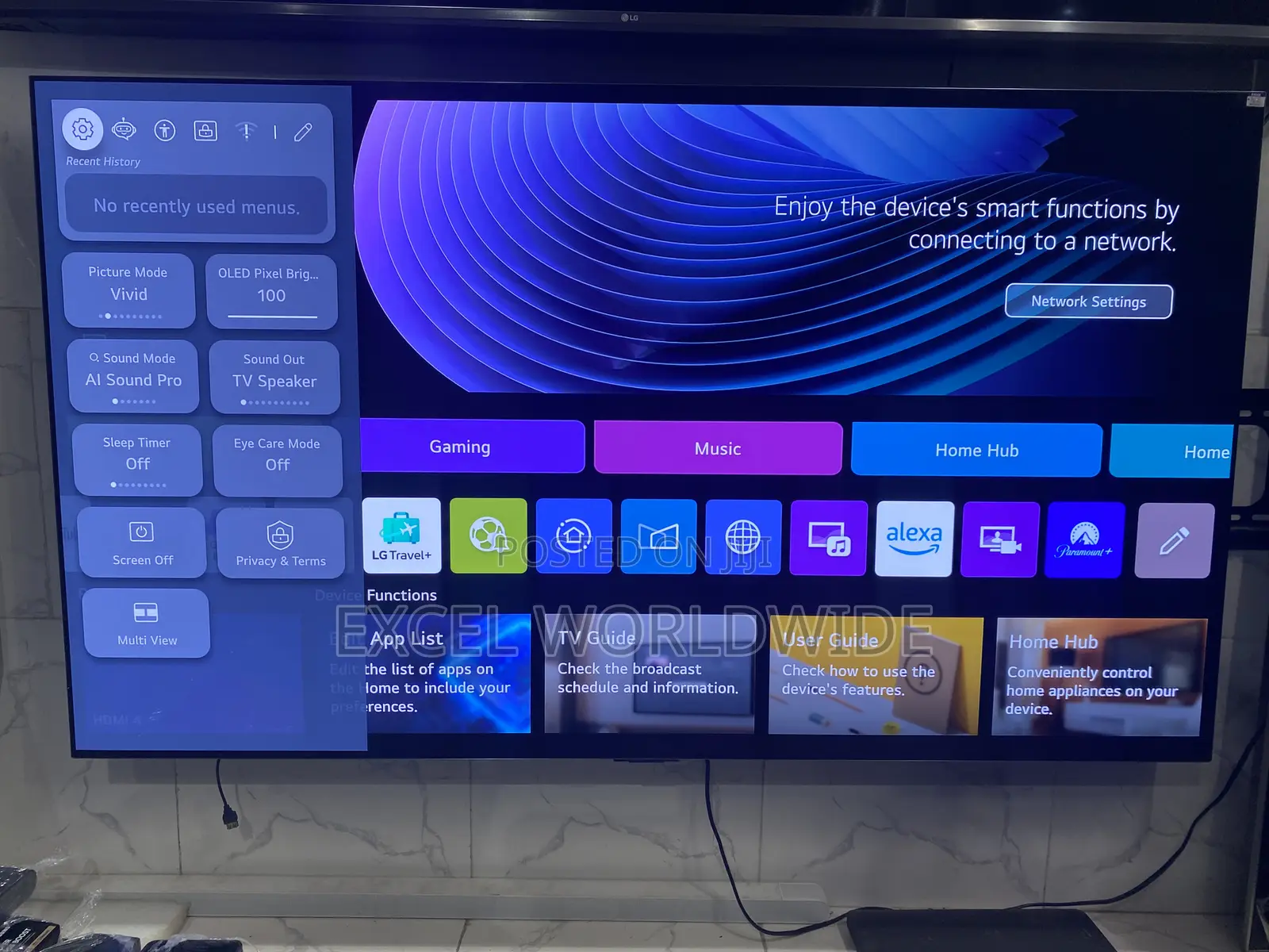 Latest 65inches Lg C4 Oled Smart Tv With Ultrafast 144hz Refresh Rate