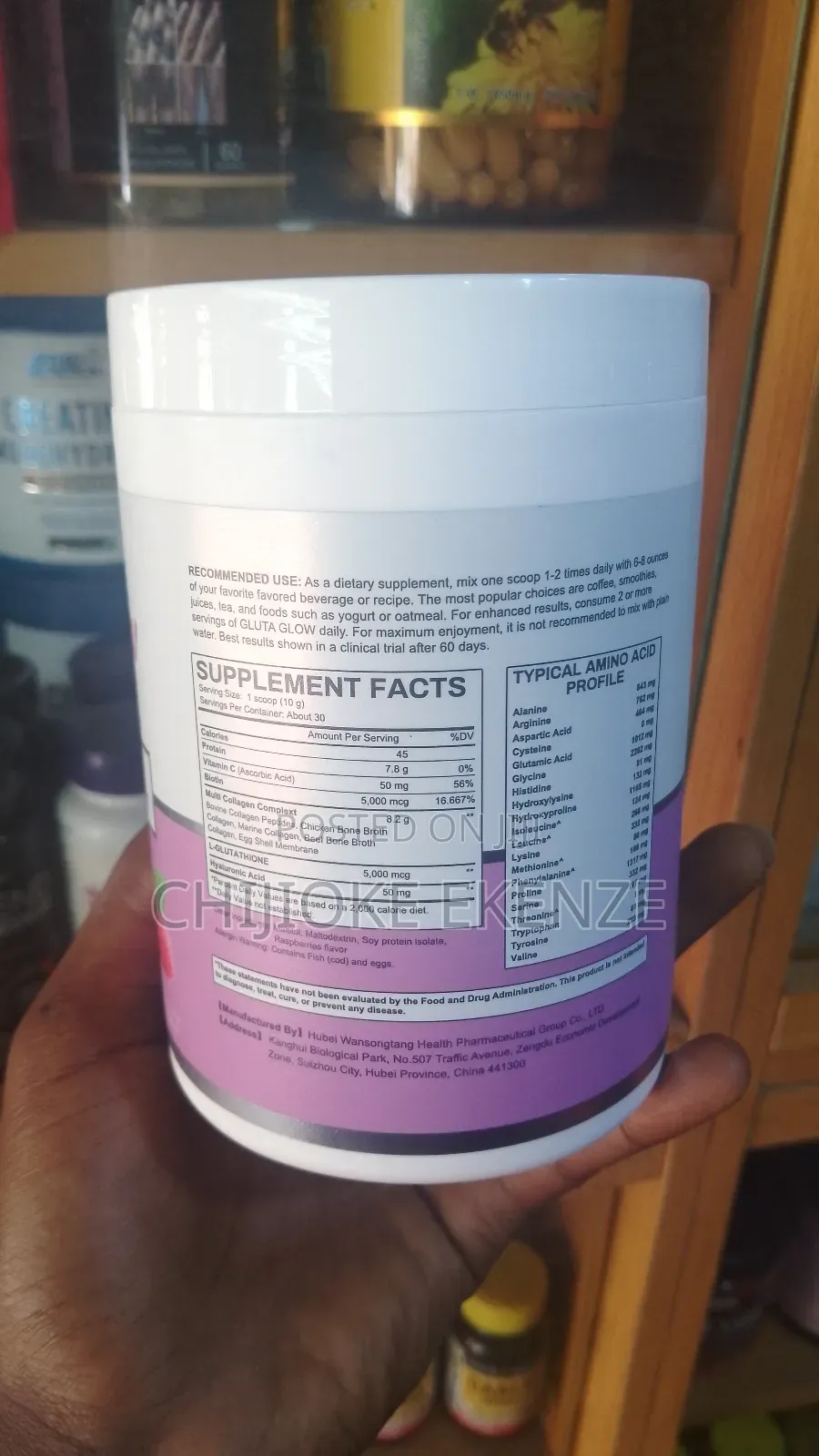 Wins Town Gluta-Glow Sparkle Vitamin C Biotin