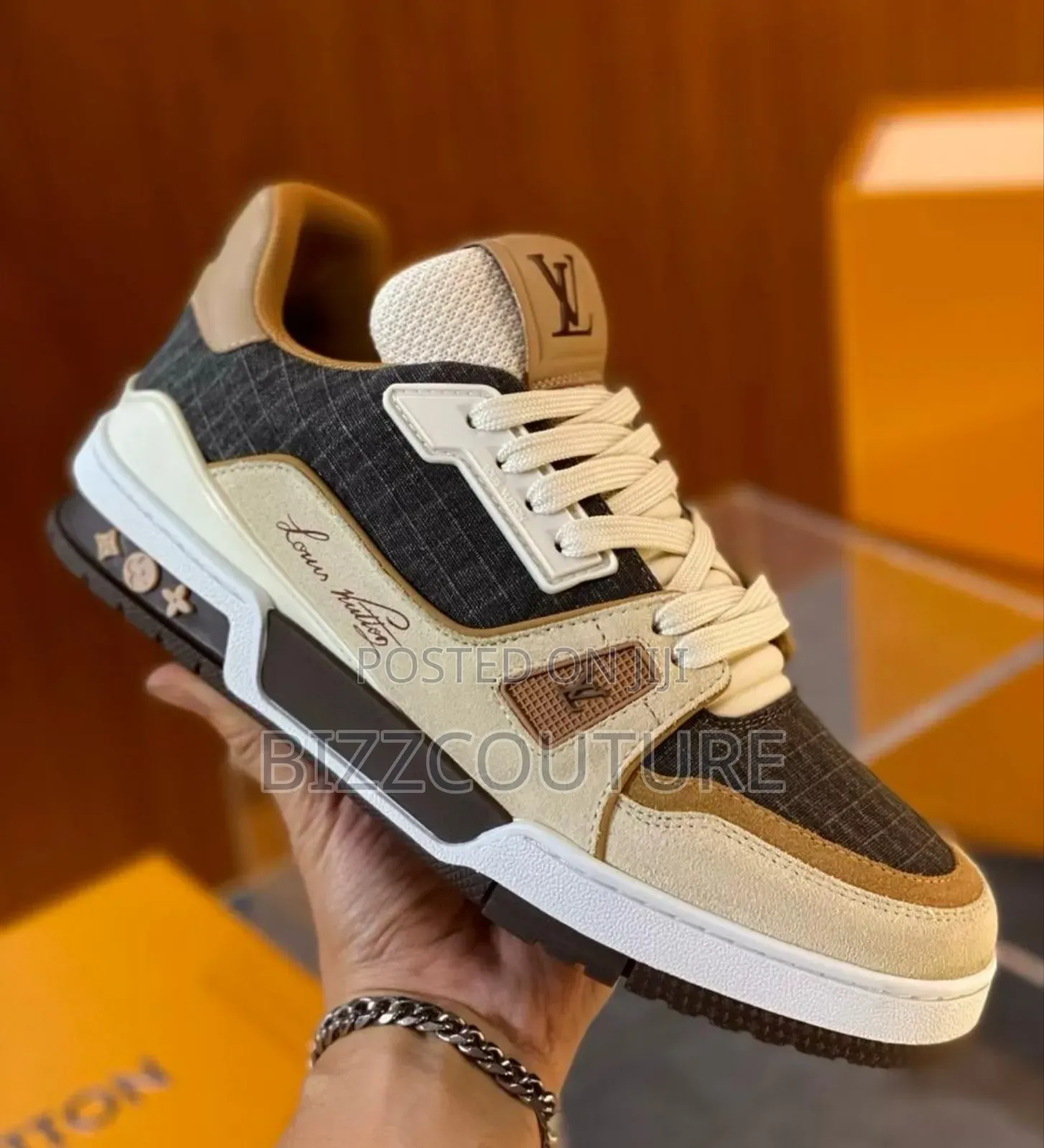 Original Louis Vuitton Trainer Sneakers Available in Store