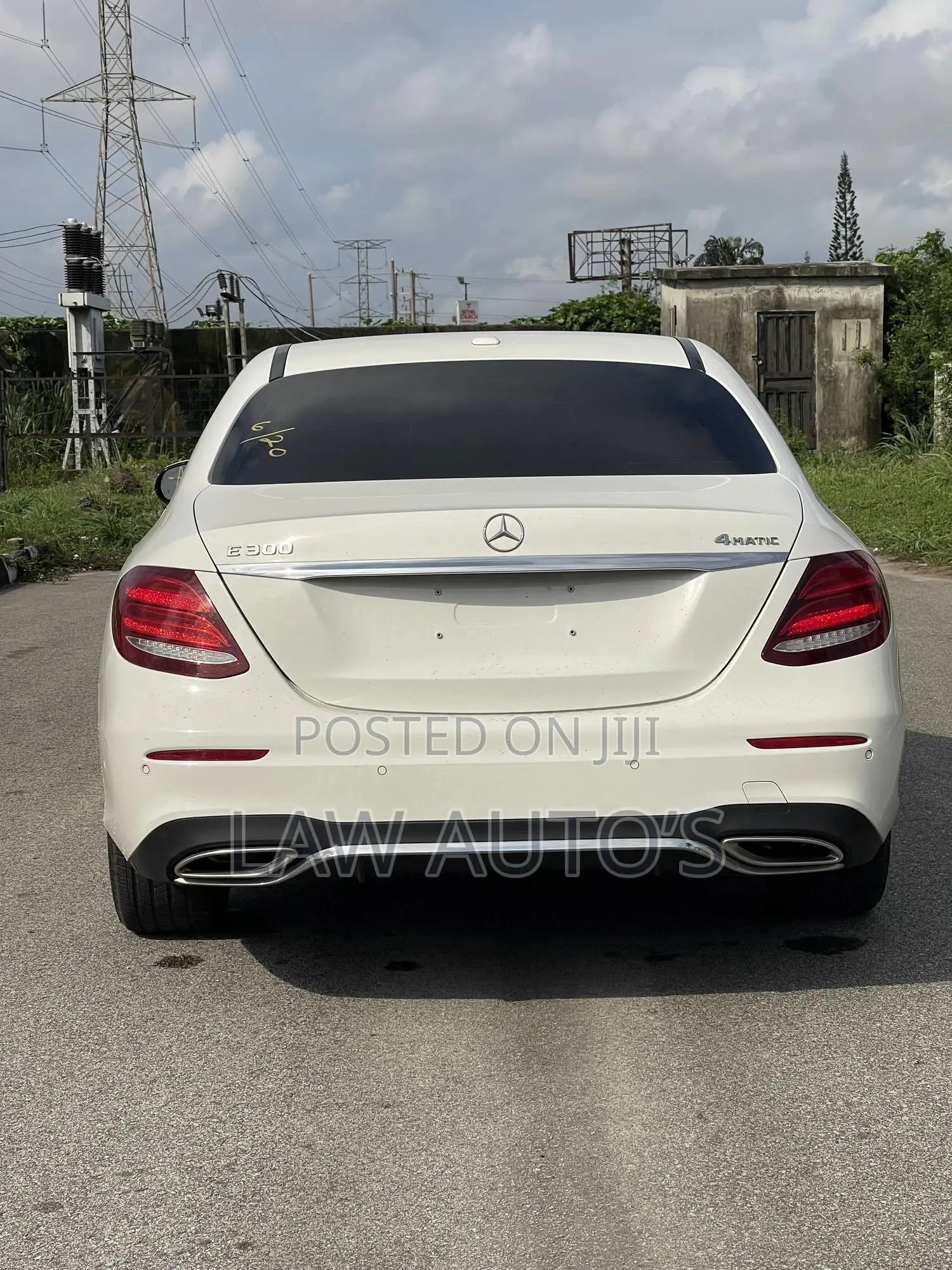 Mercedes-Benz E300 4Matic AWD Sedan (2.0L 4cyl 9A) 2017 White