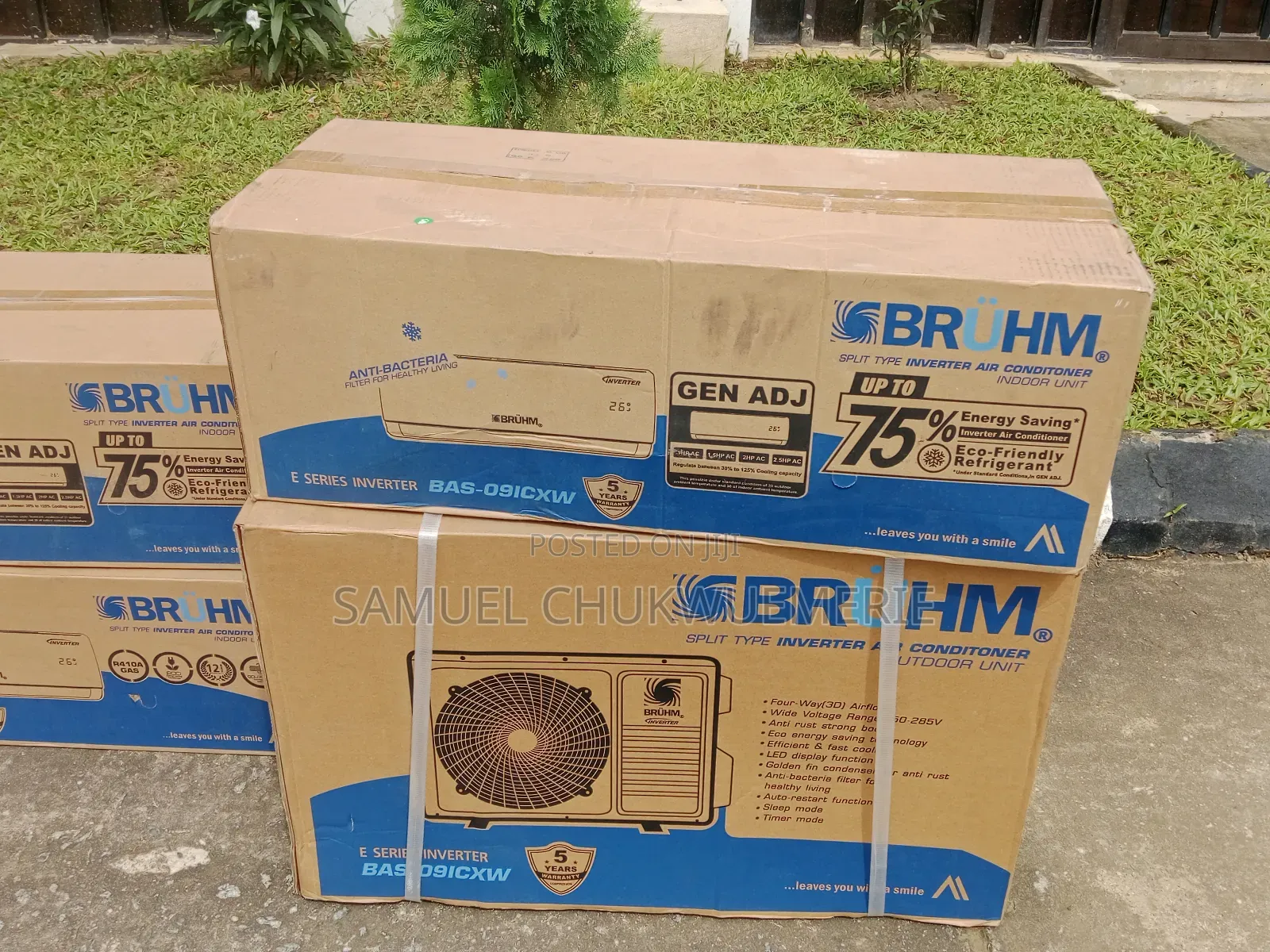 Bruhm Inverter Ac Split Unit 1hp Copper