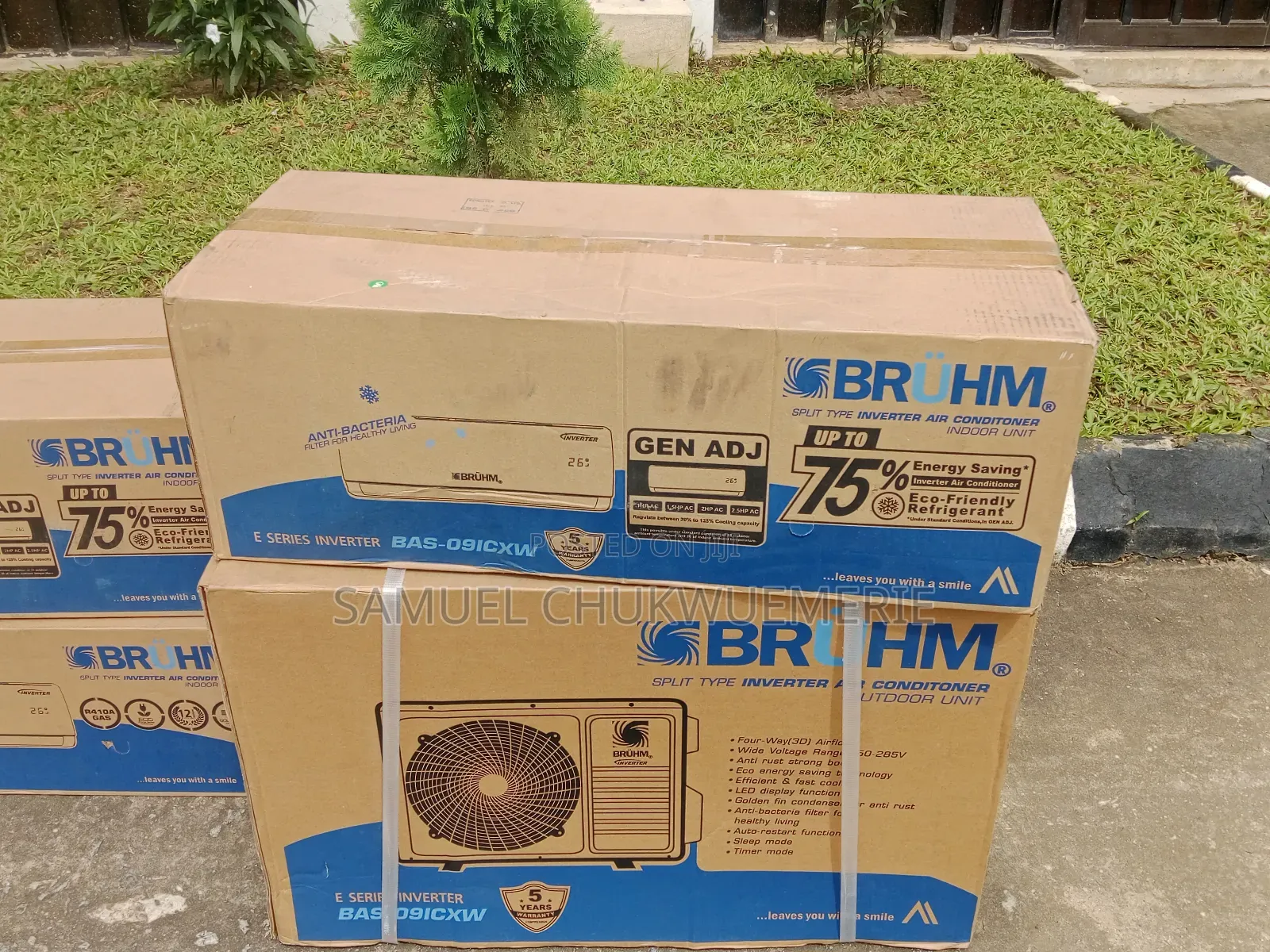 Bruhm Inverter Ac Split Unit 1hp Copper