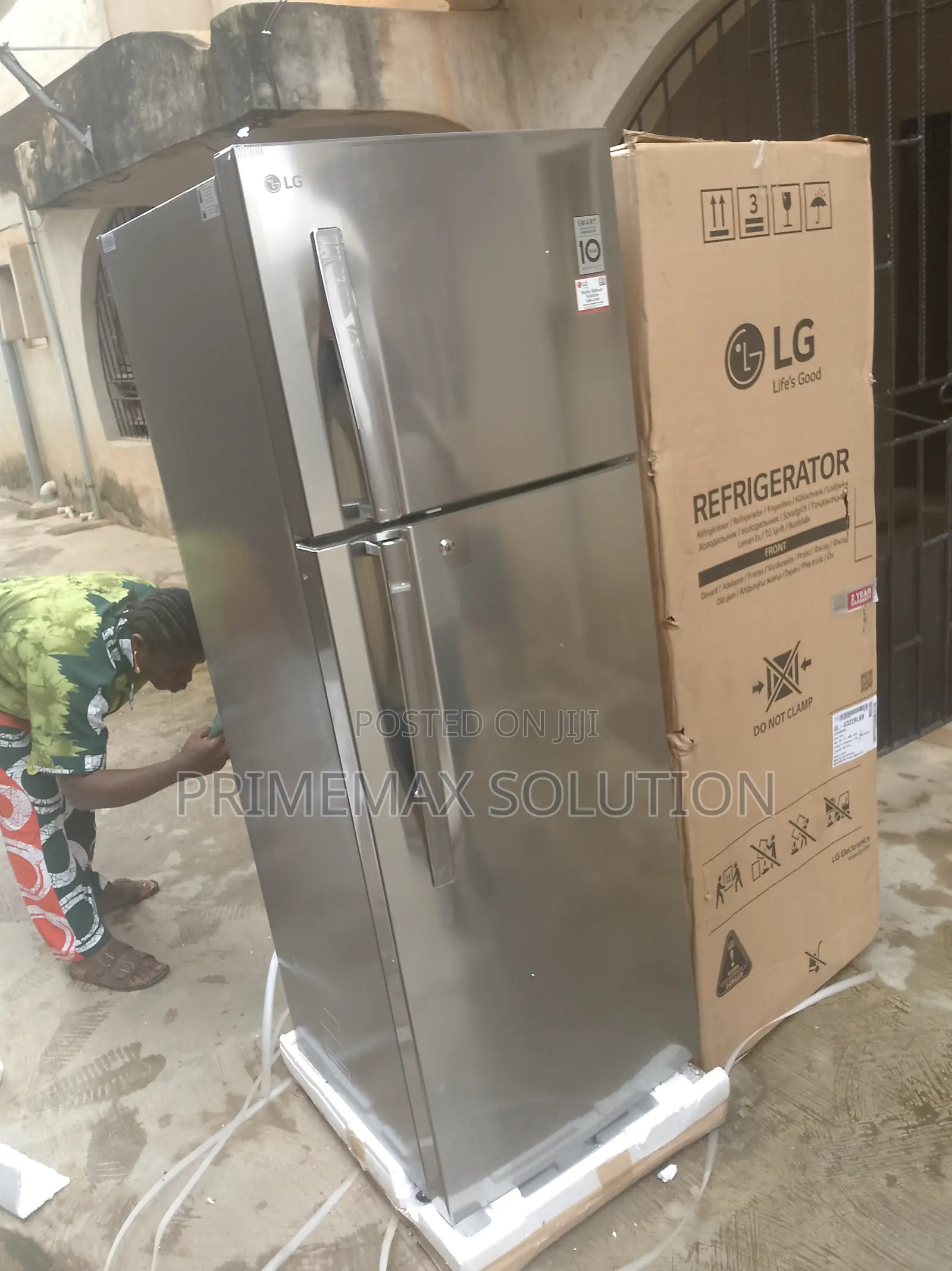 Lg 308l Double Door Refrigerator Gl-G322rlbb – Energy Efficient 3 Star