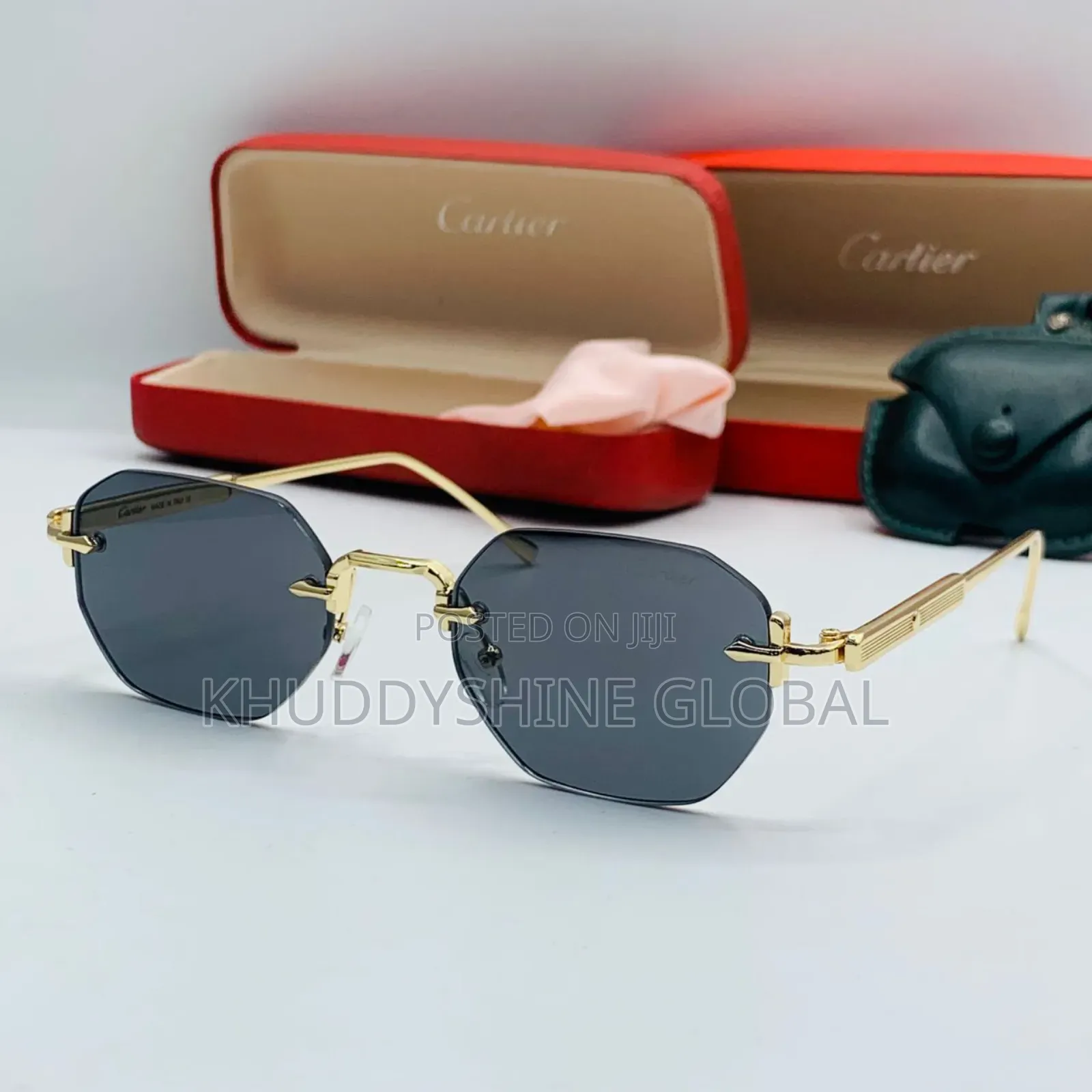 Big Cartier Frameless Glasses