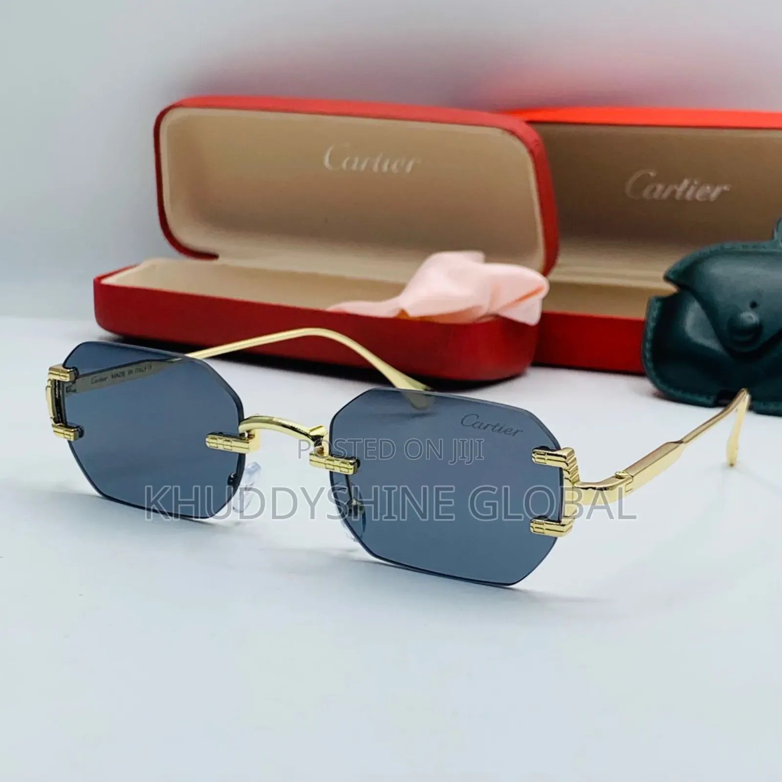 Big Cartier Frameless Glasses