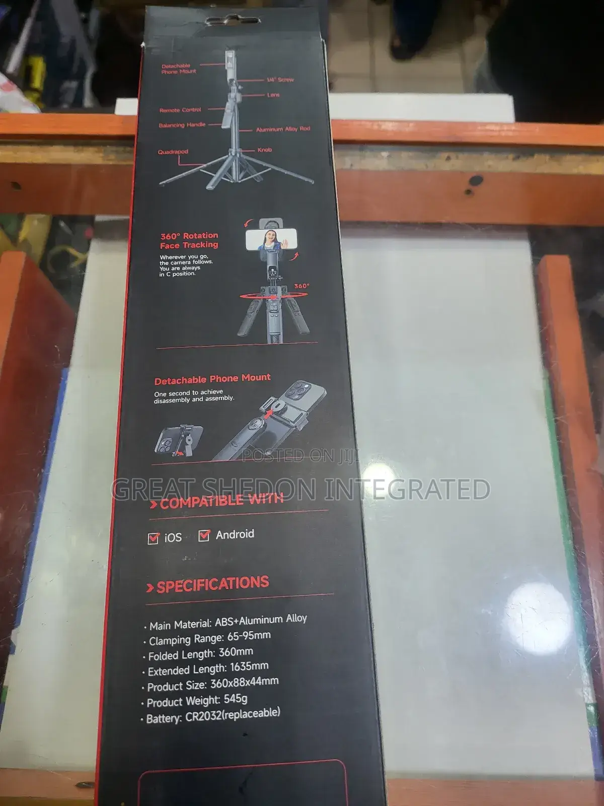 Ai Face Tracking Quadrapod Gimbal