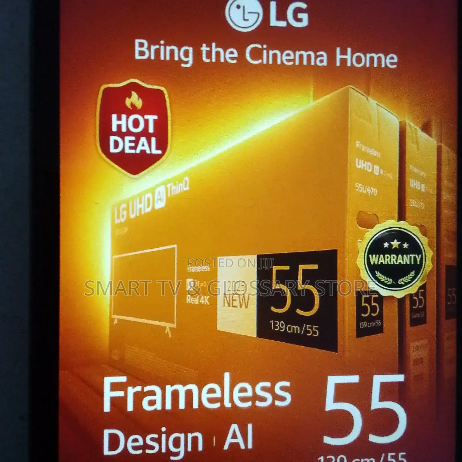 55 Inches Smart Lg With Voice Activated Narrator Real