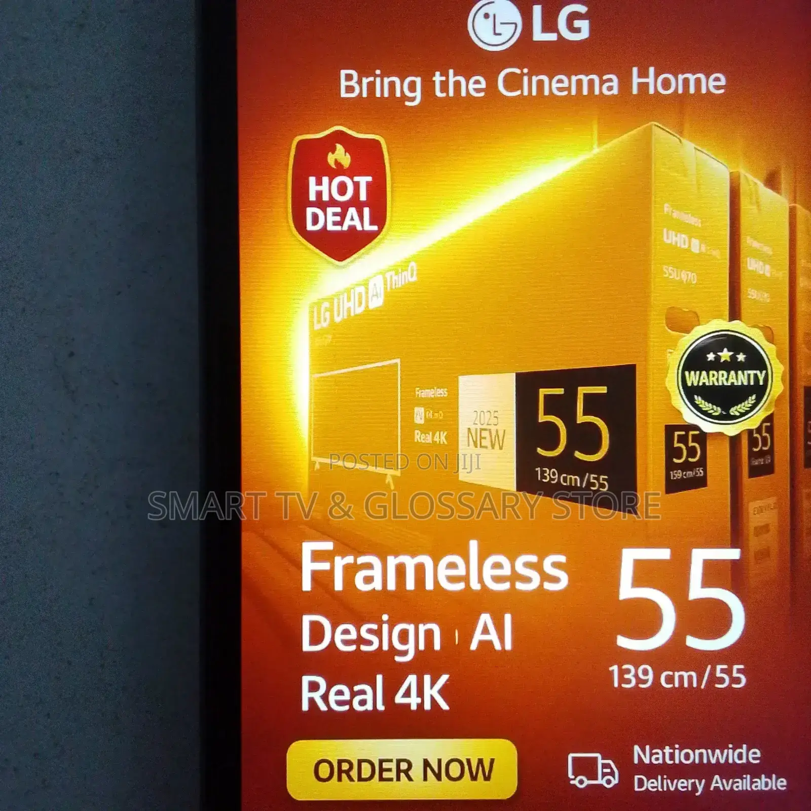 55 Inches Smart Lg With Voice Activated Narrator Real