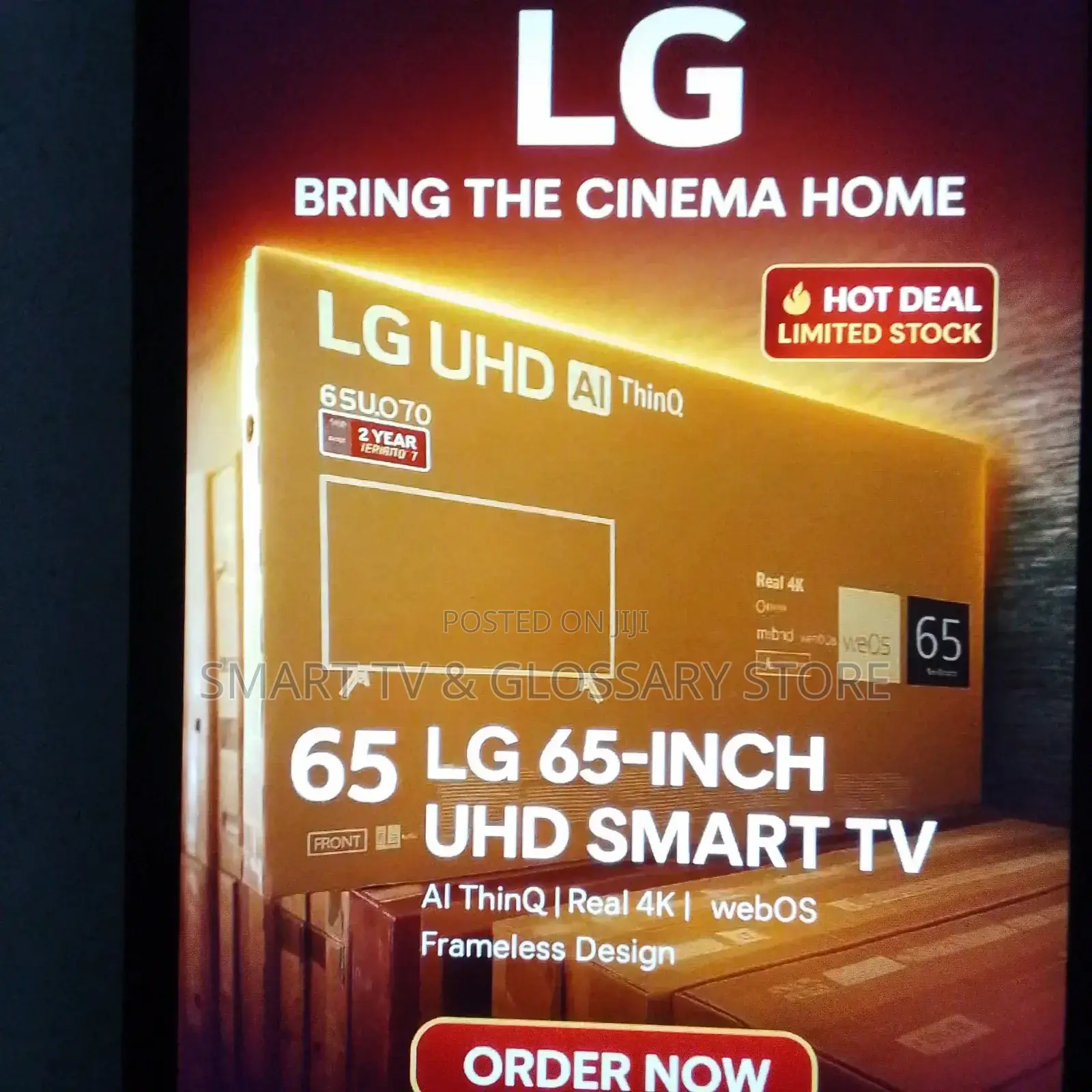 65 Inches Smart Lg With Real Ai Processor