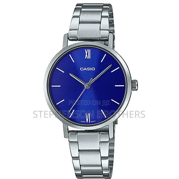 Casio LTP-Vt02d-2audf Women’S Enticer Blue Dial Small Analog Watch