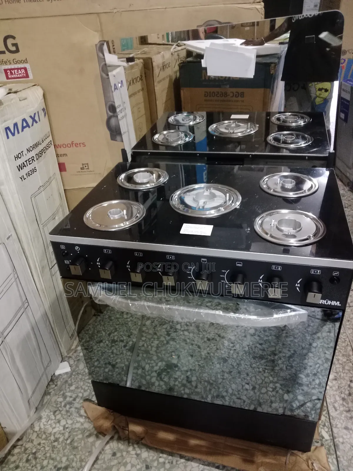 Bruhm Gas Cooker 90x60 5burner
