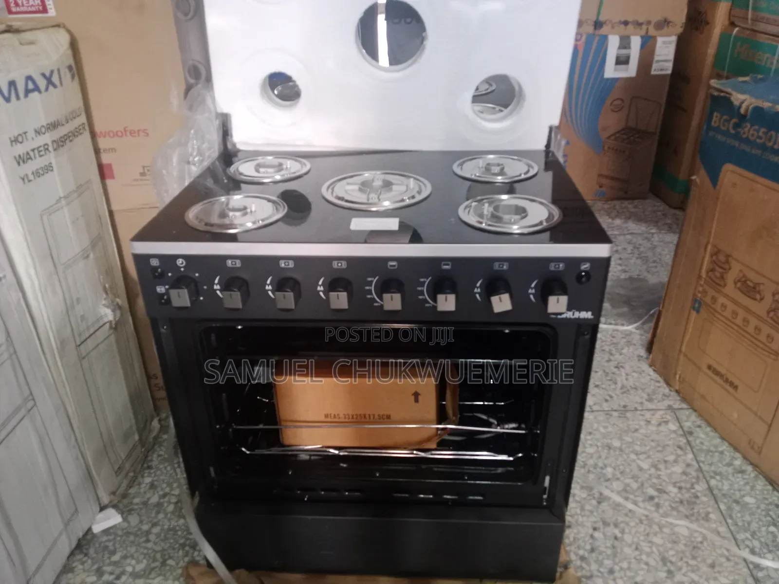 Bruhm Gas Cooker 90x60 5burner
