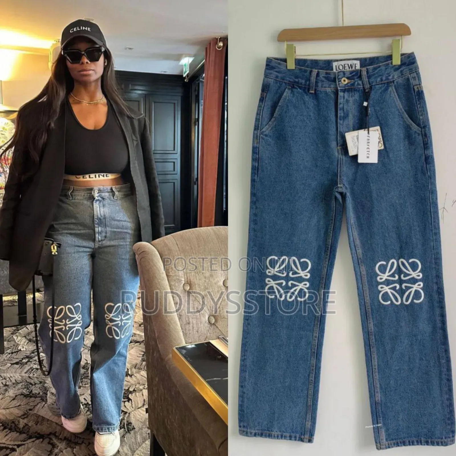 Loewe Classic Designer Denim Jeans