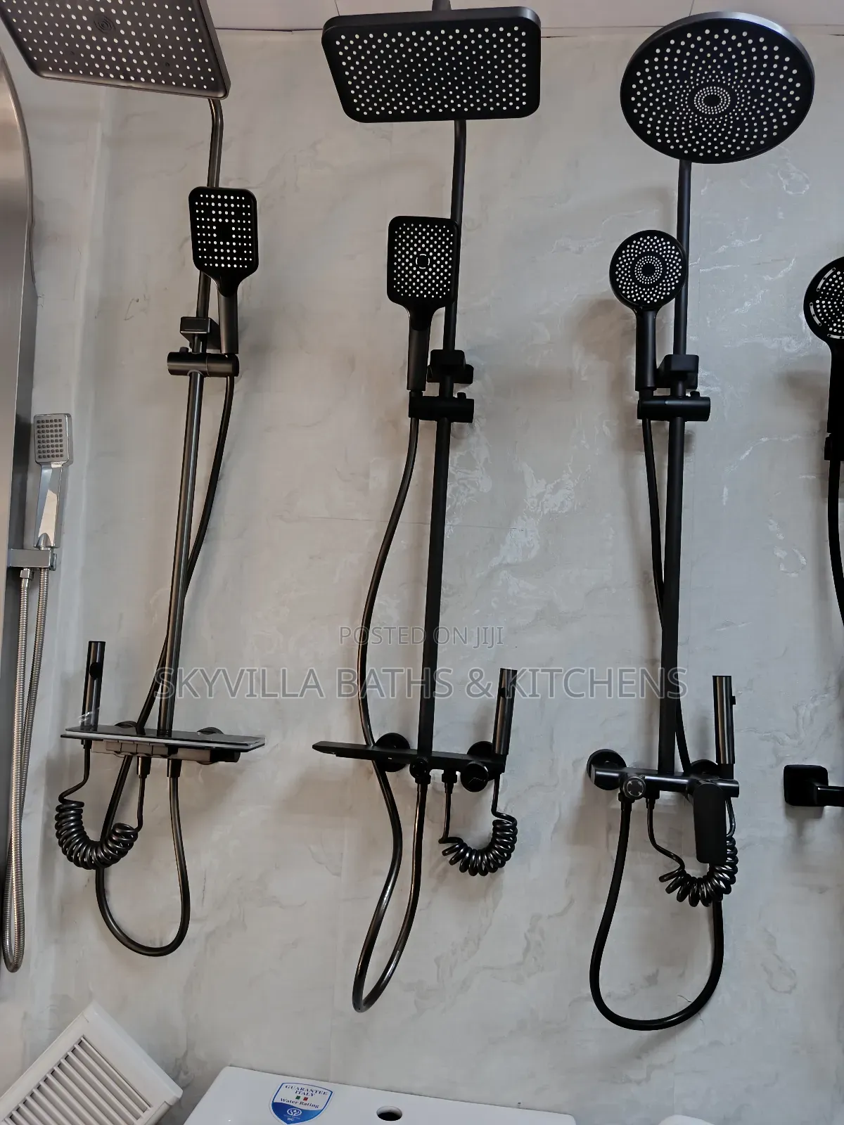 Thermostatic 5 Ways Shower Mixer.