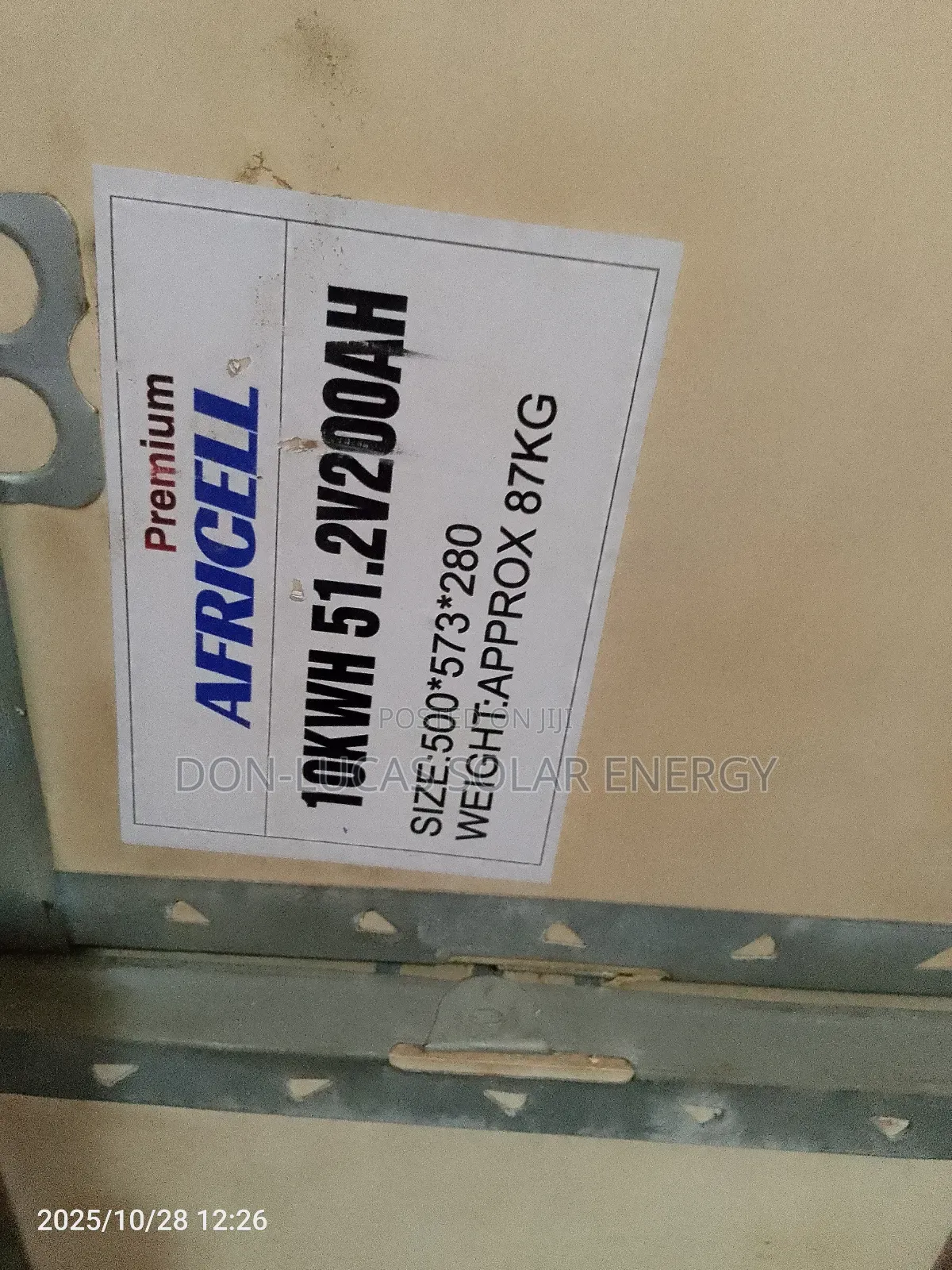 Africell Lithium Ion Battery 10kwh