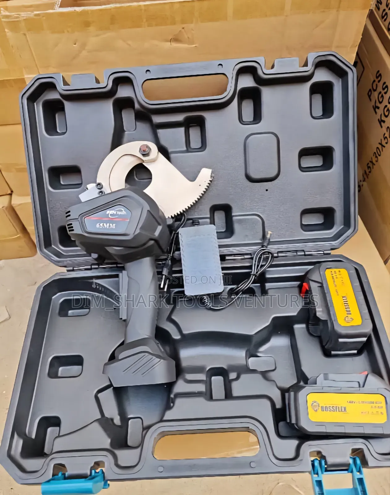 Bossflex Cordless Cable Cutter With Double Battery and 1charger