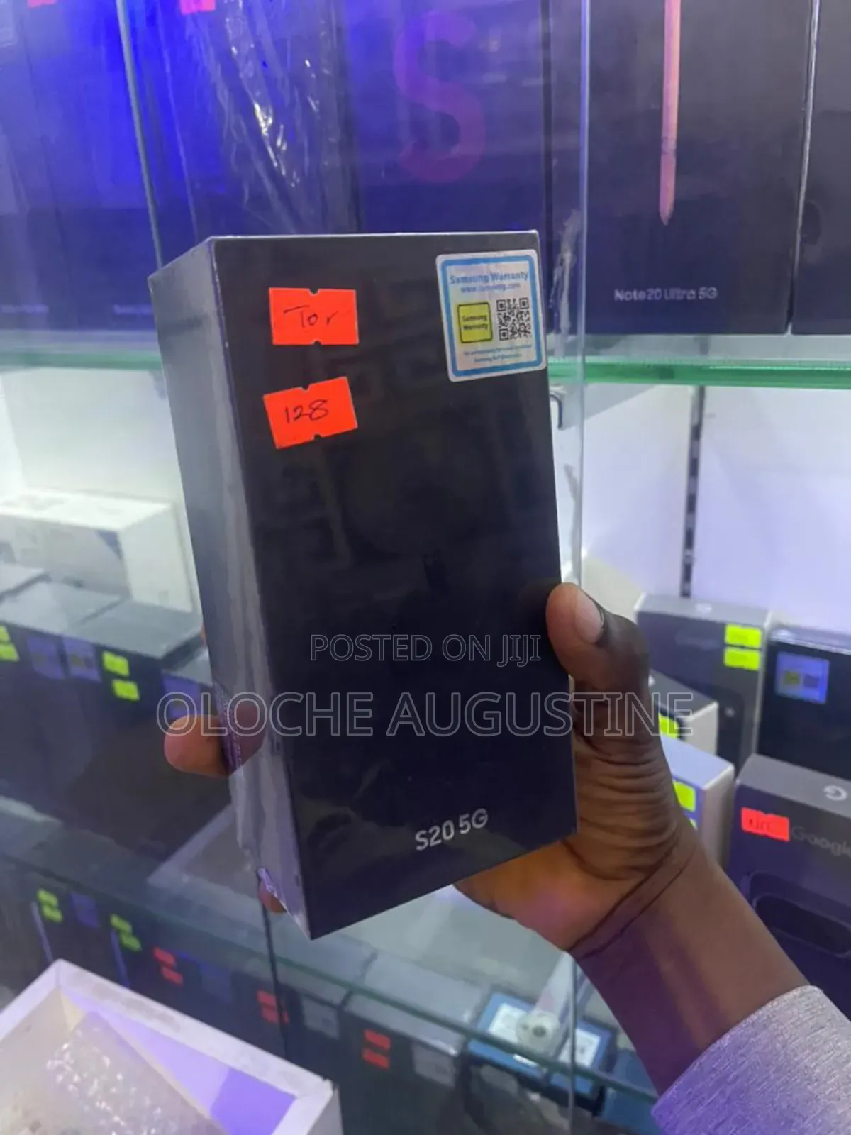 New Samsung Galaxy S20 128 GB Black