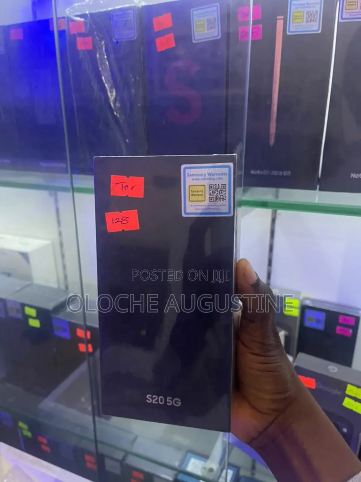New Samsung Galaxy S20 128 GB Black