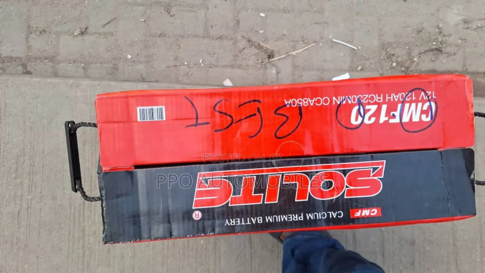 12v 120ah Solite Maintainance Free Battery.