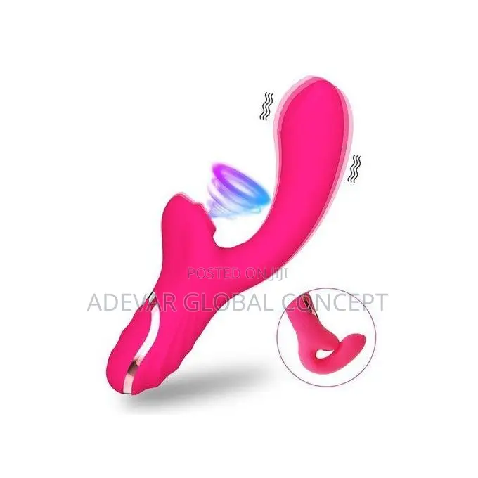 2in1 Sucking Vibrator Simulation Masturbation For Women Sex Toy