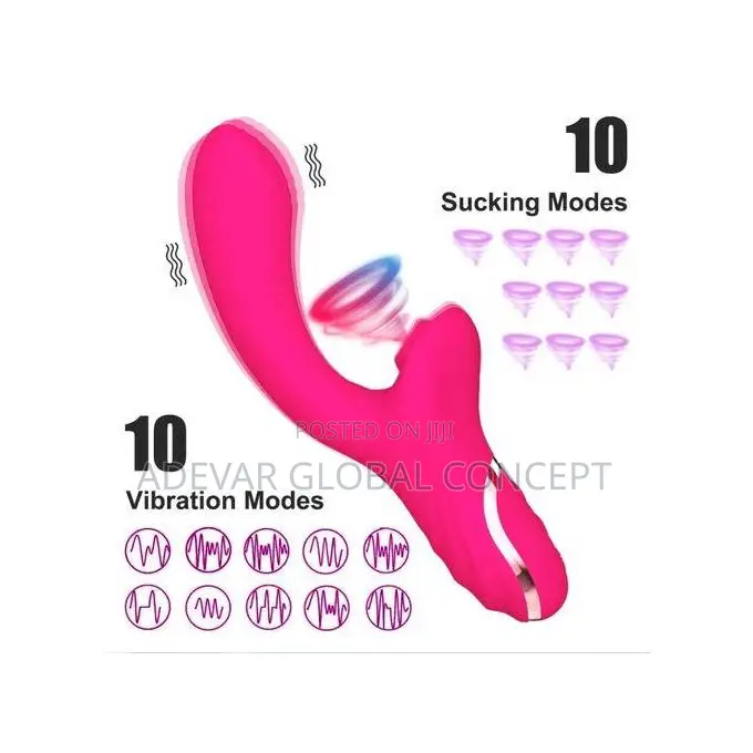 2in1 Sucking Vibrator Simulation Masturbation For Women Sex Toy