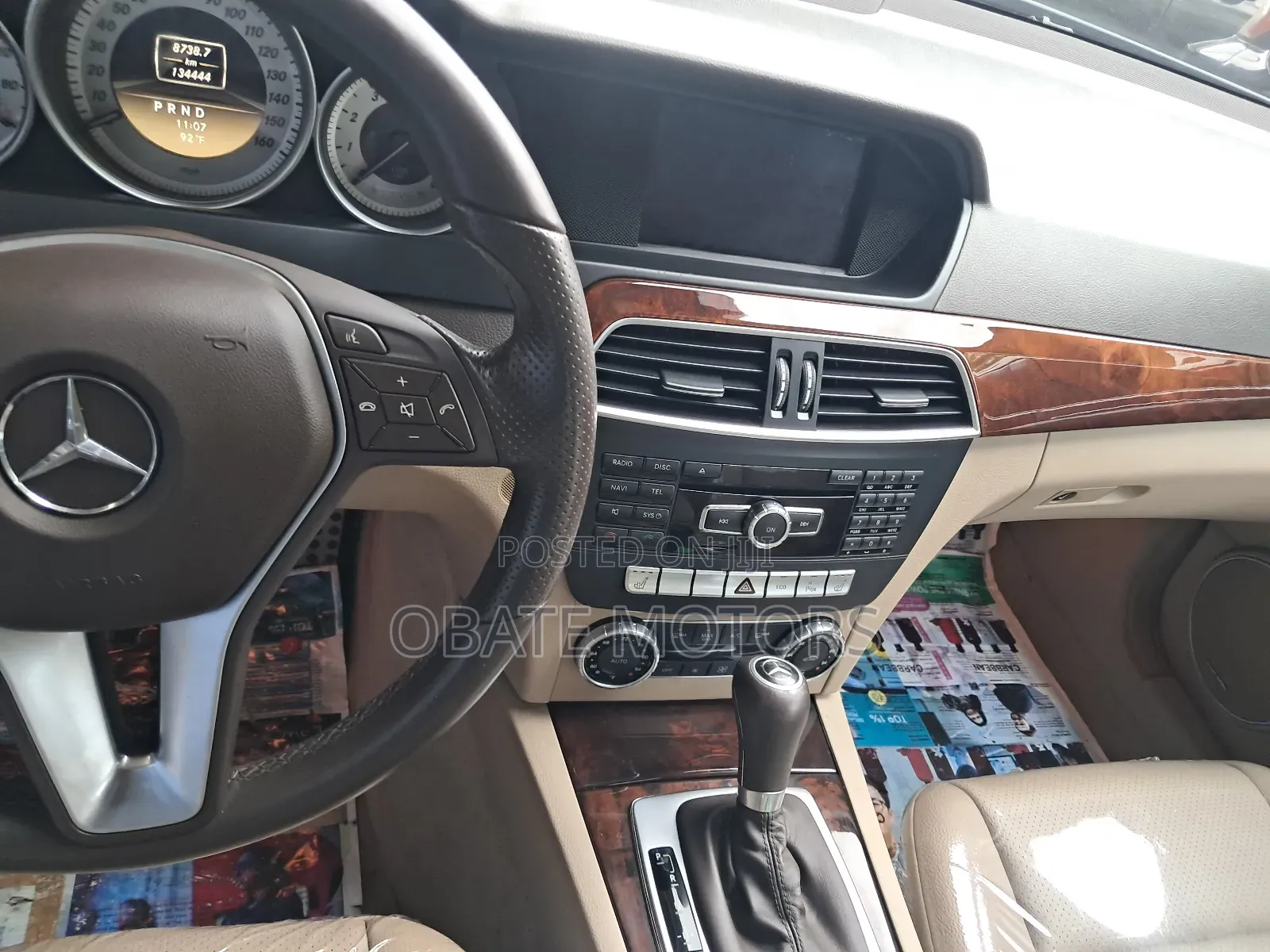 Mercedes-Benz C300 Sport 4Matic Sedan AWD (3.5L 6cyl 7A) 2013 Black