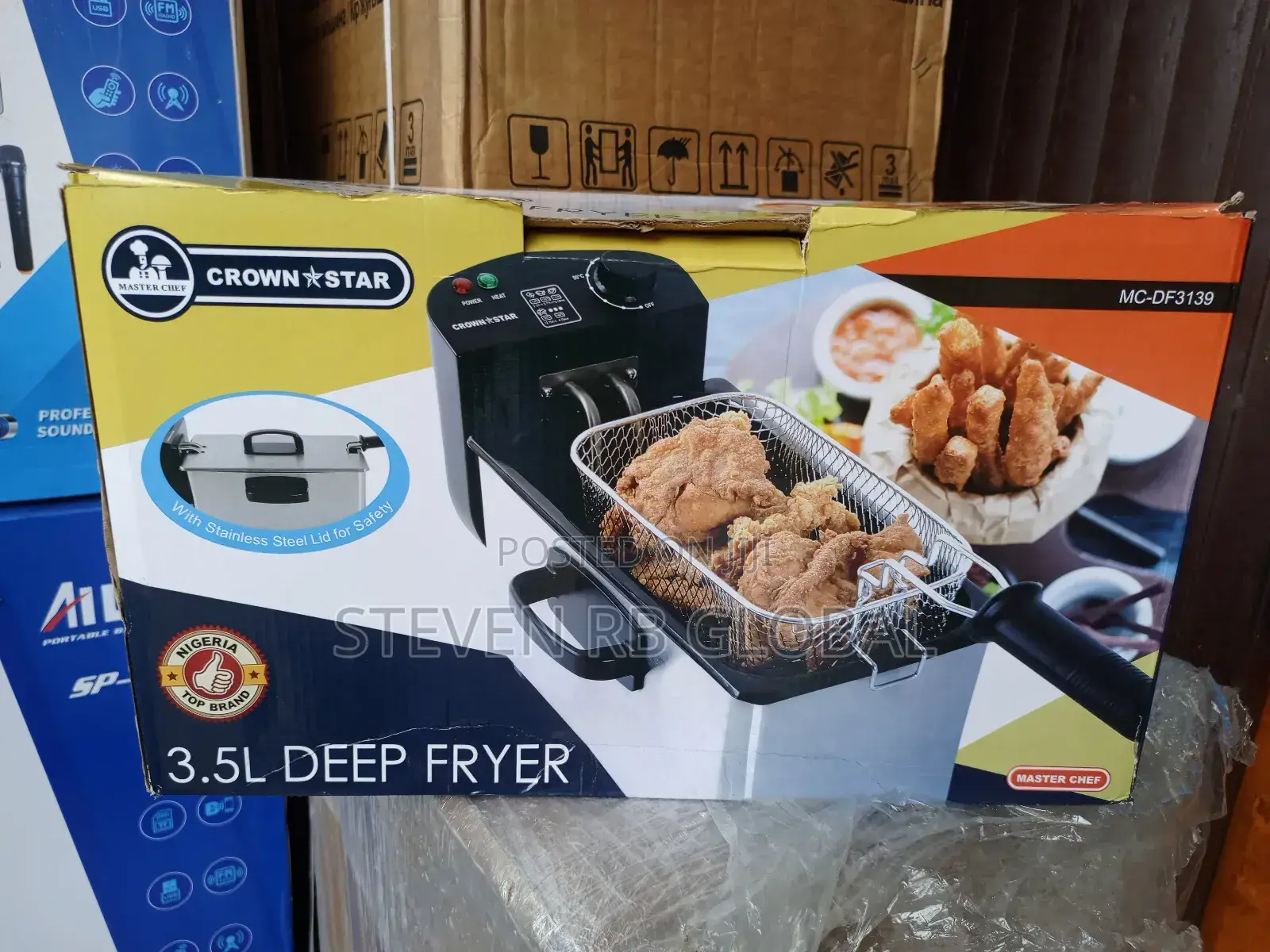 Crown Star Electric 3.5l Deep Fryer – Mc-Df3139
