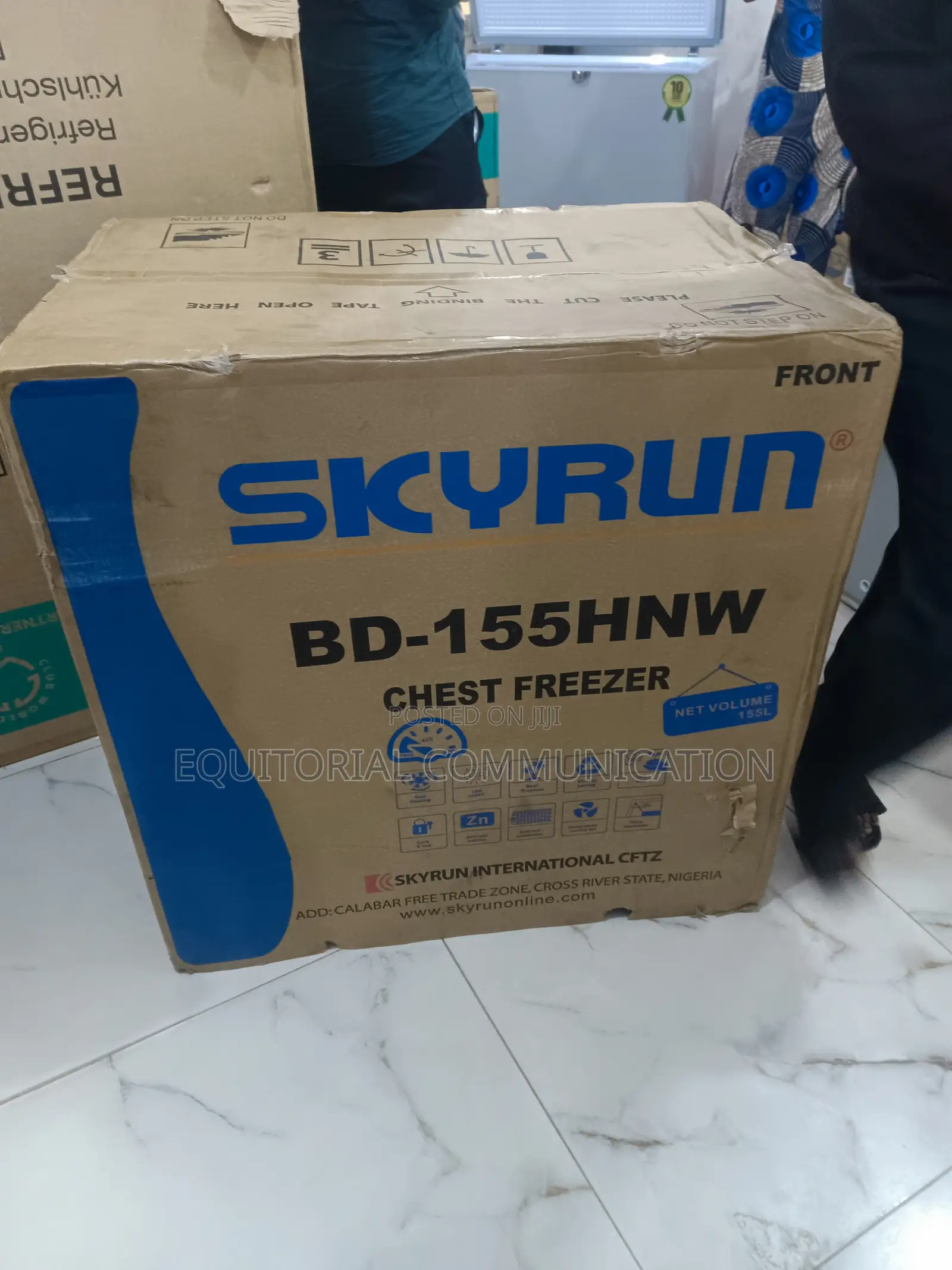 Skyrun Chest Freezer Bd-155hnw - Secure Lid Lock
