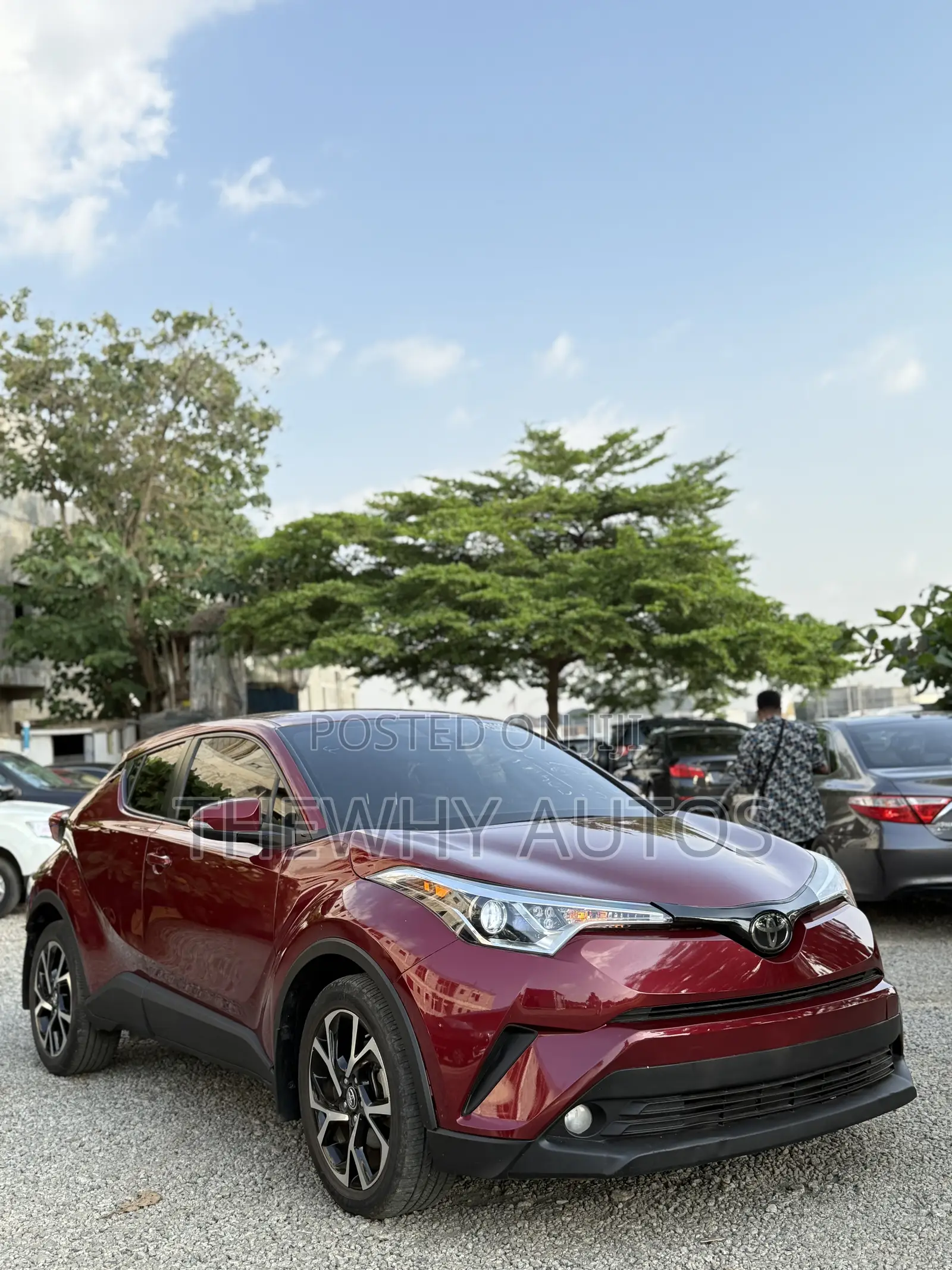 Toyota C-HR XLE Prermium FWD (2.0L 4cyl 2AM) 2018 Burgundy