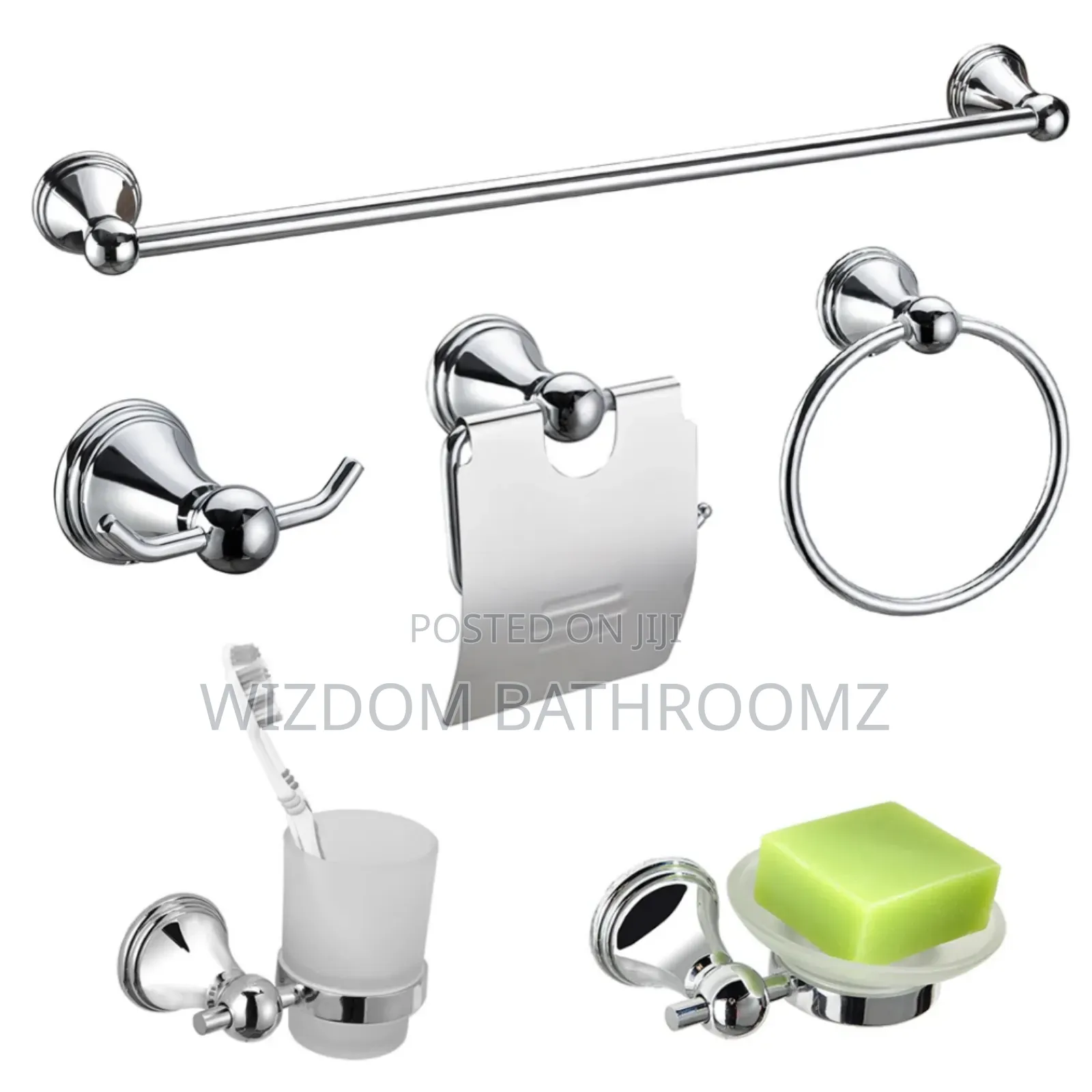 Complete Set of Bathroom Accessories