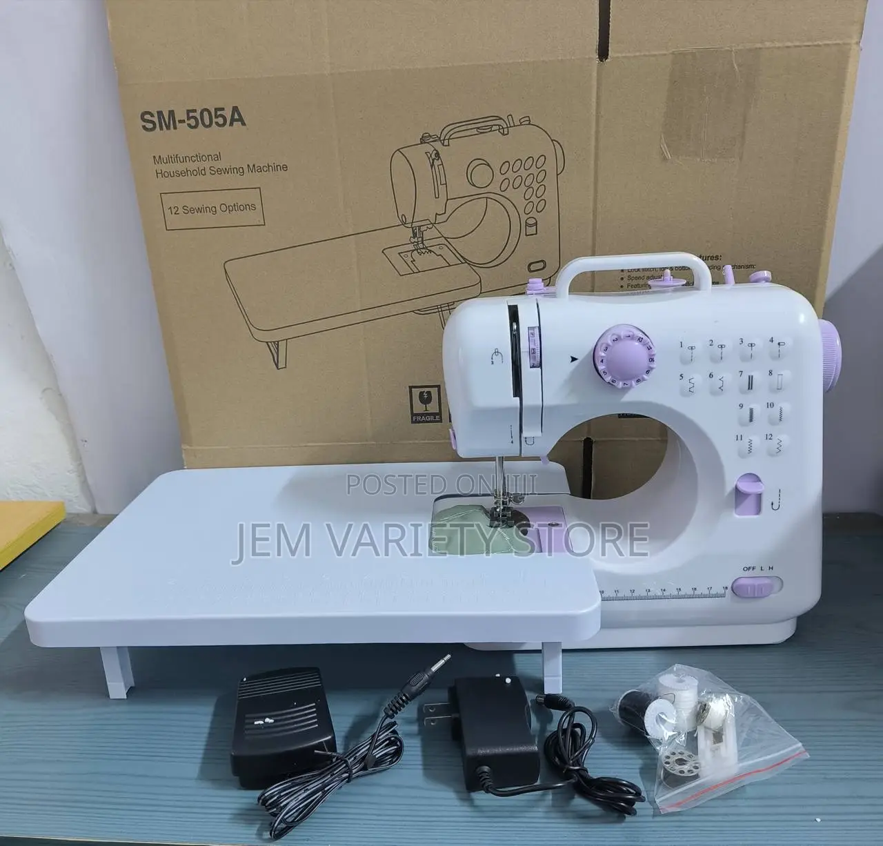 Battery Electric Operated Household Tabletop Sewing Machine