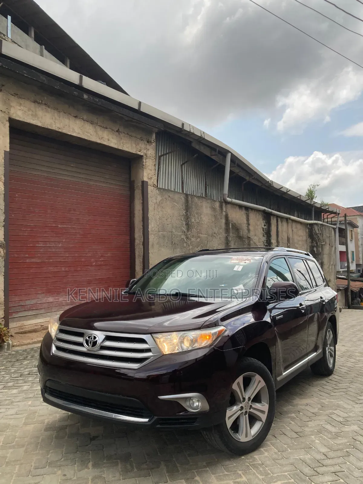 Toyota Highlander Limited 3.5l 4WD 2013 Burgundy