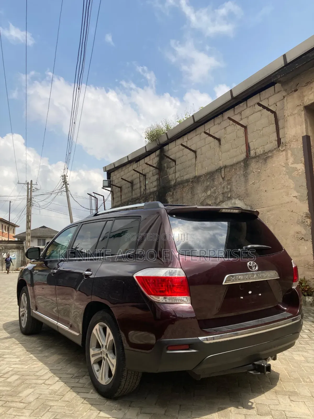 Toyota Highlander Limited 3.5l 4WD 2013 Burgundy
