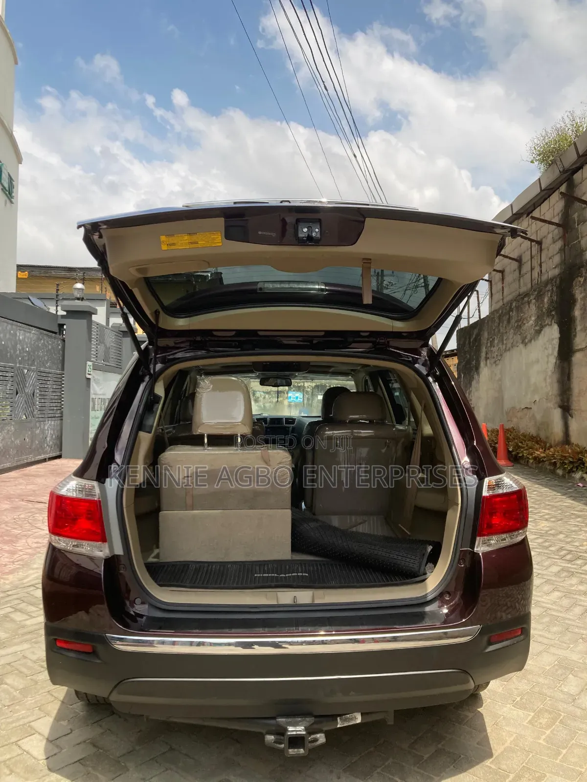 Toyota Highlander Limited 3.5l 4WD 2013 Burgundy