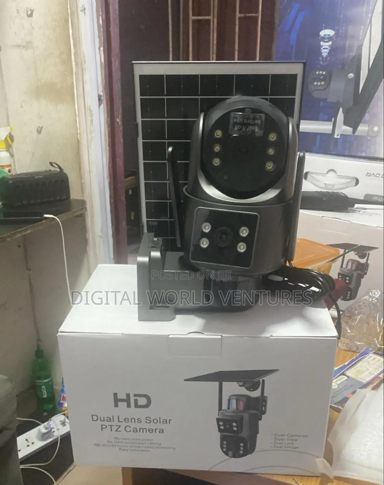 Hd Ubox Dual Lens Solar Camera